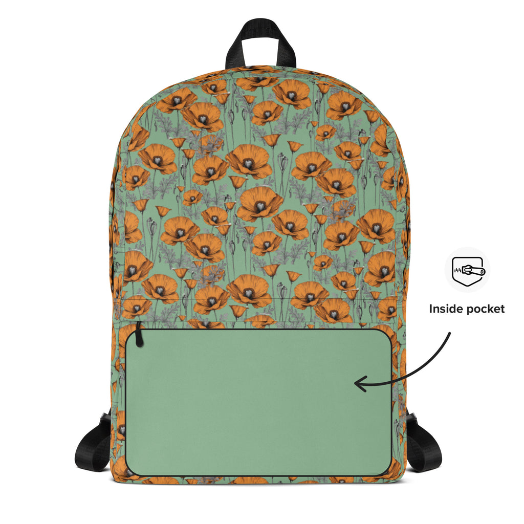 California Poppies Backpack for Kids