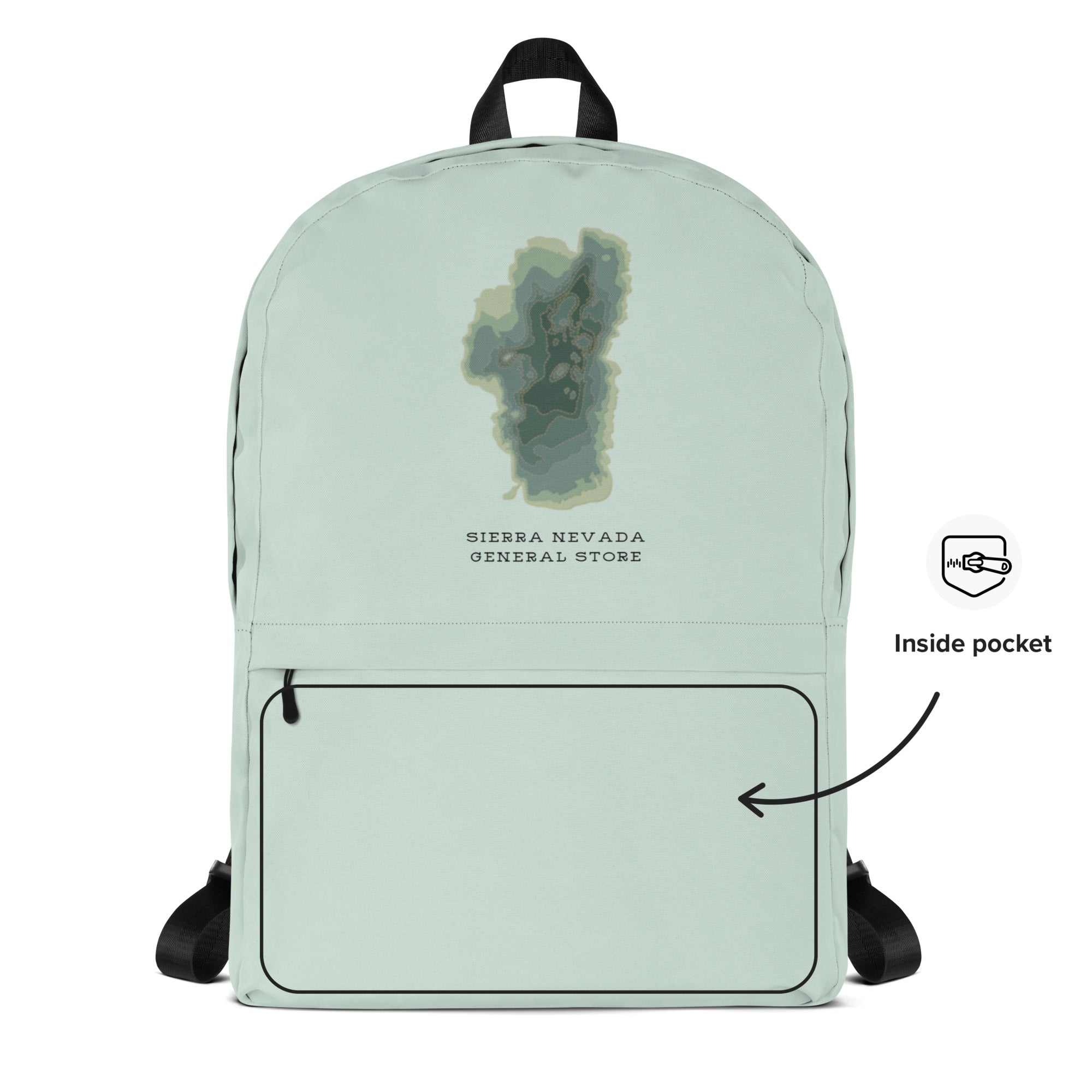 Green Tahoe Depth Map Backpack for Kids