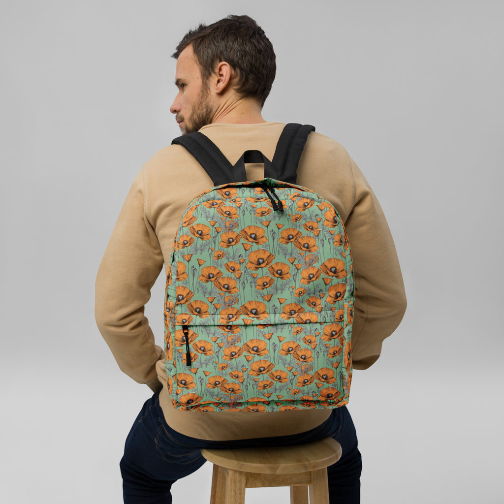 California Poppies Backpack for Kids
