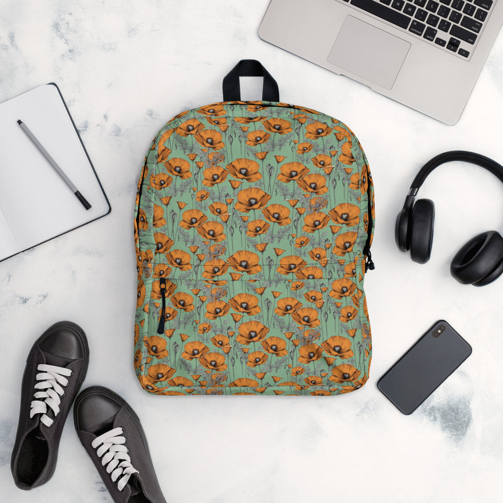 California Poppies Backpack for Kids
