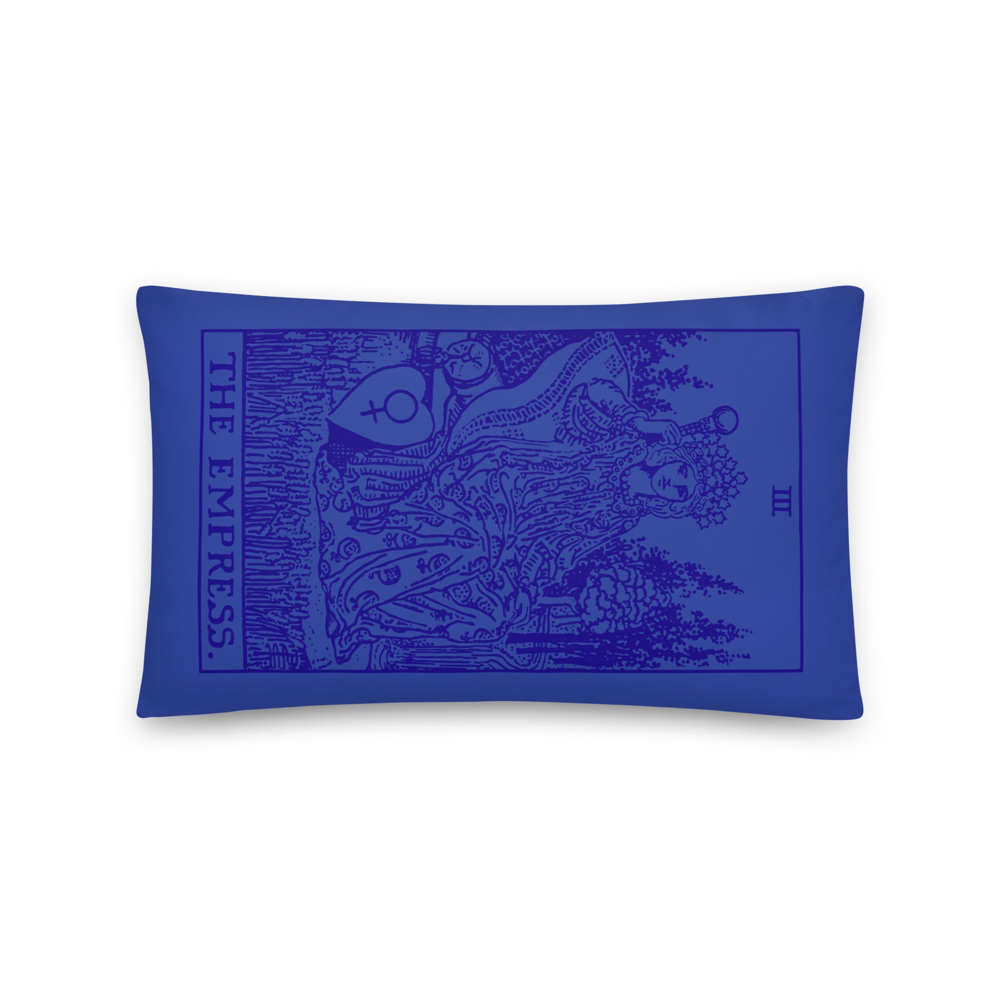 The Empress Tarot Card Throw Pillow