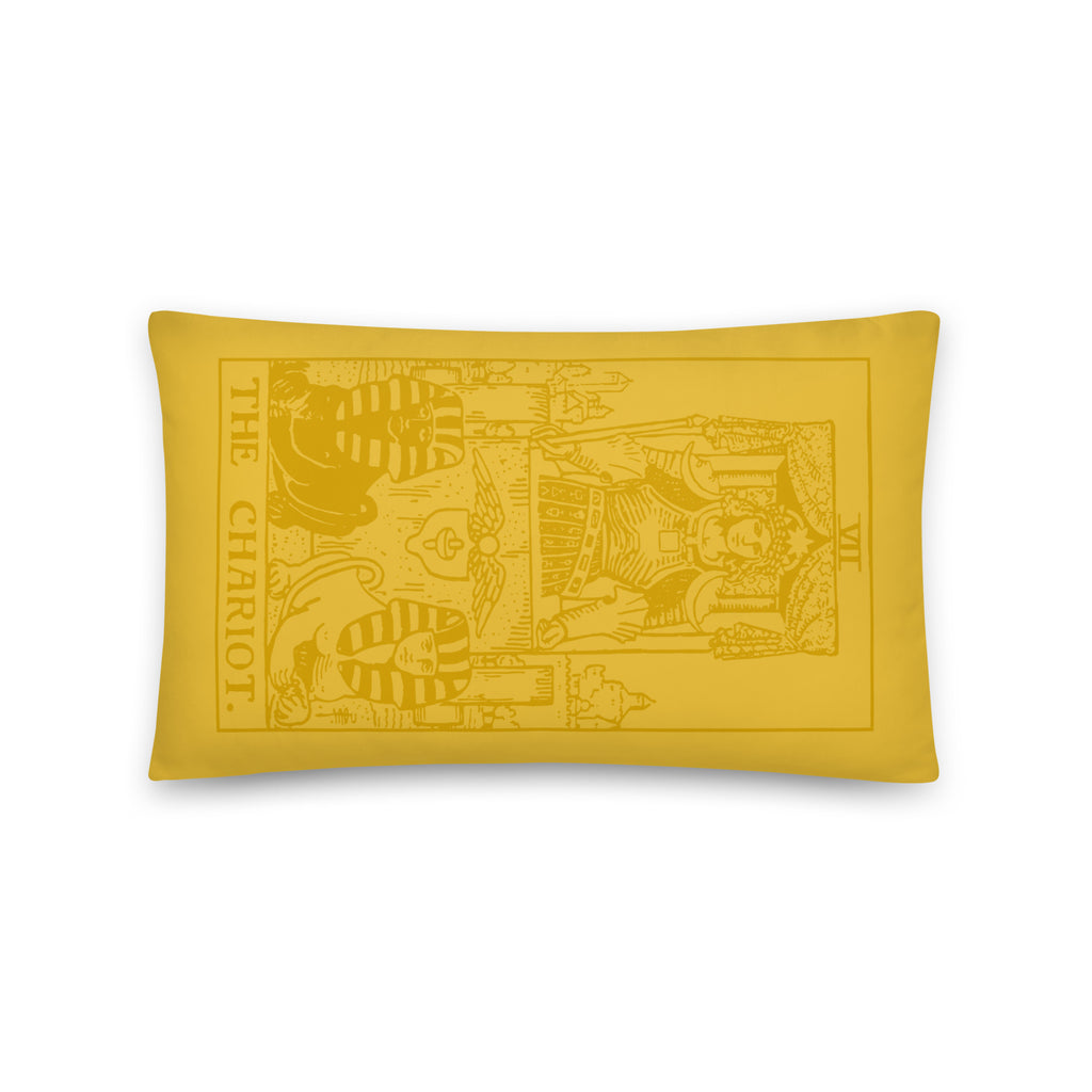 The Chariot Tarot Card Throw Pillow