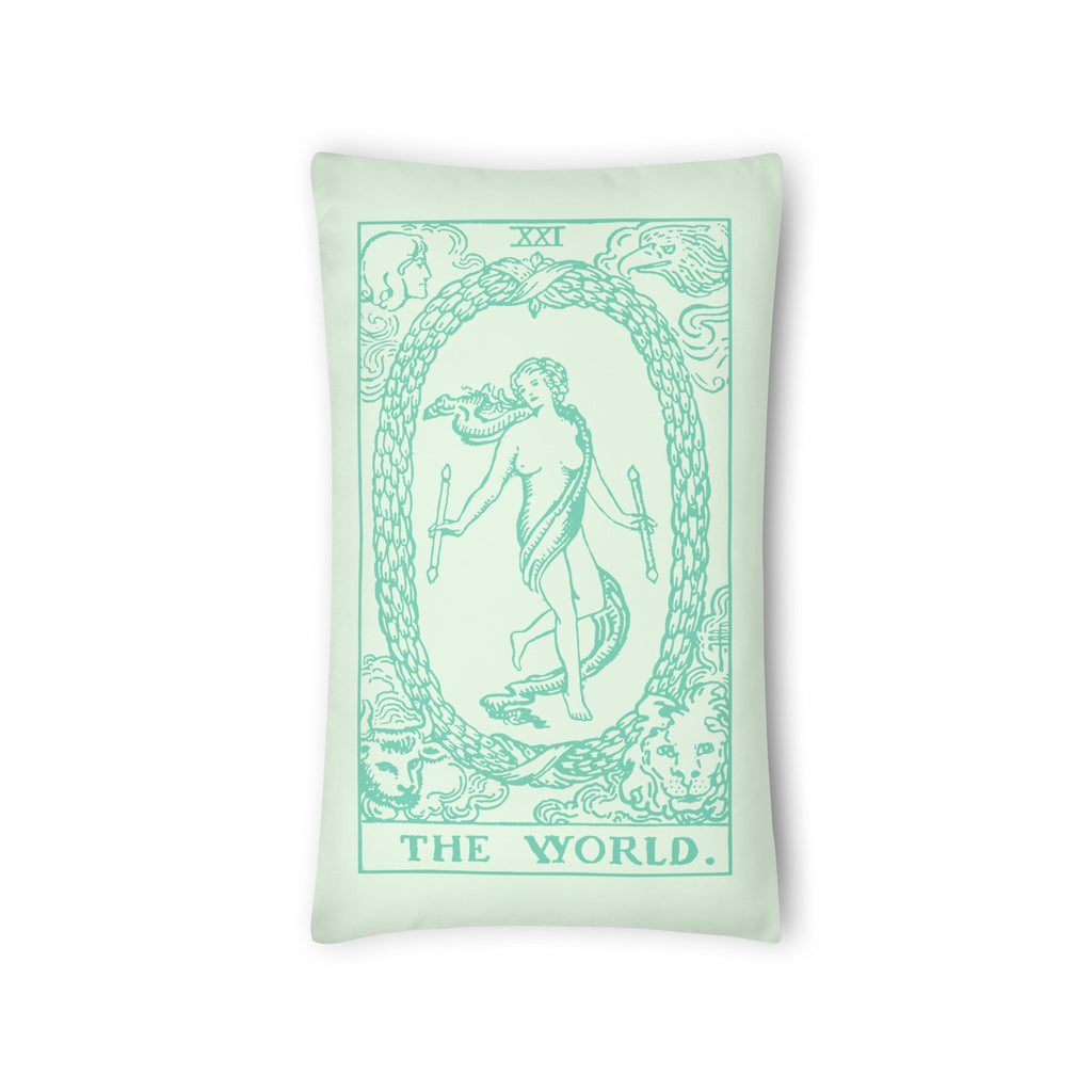 The World Tarot Card Throw Pillow