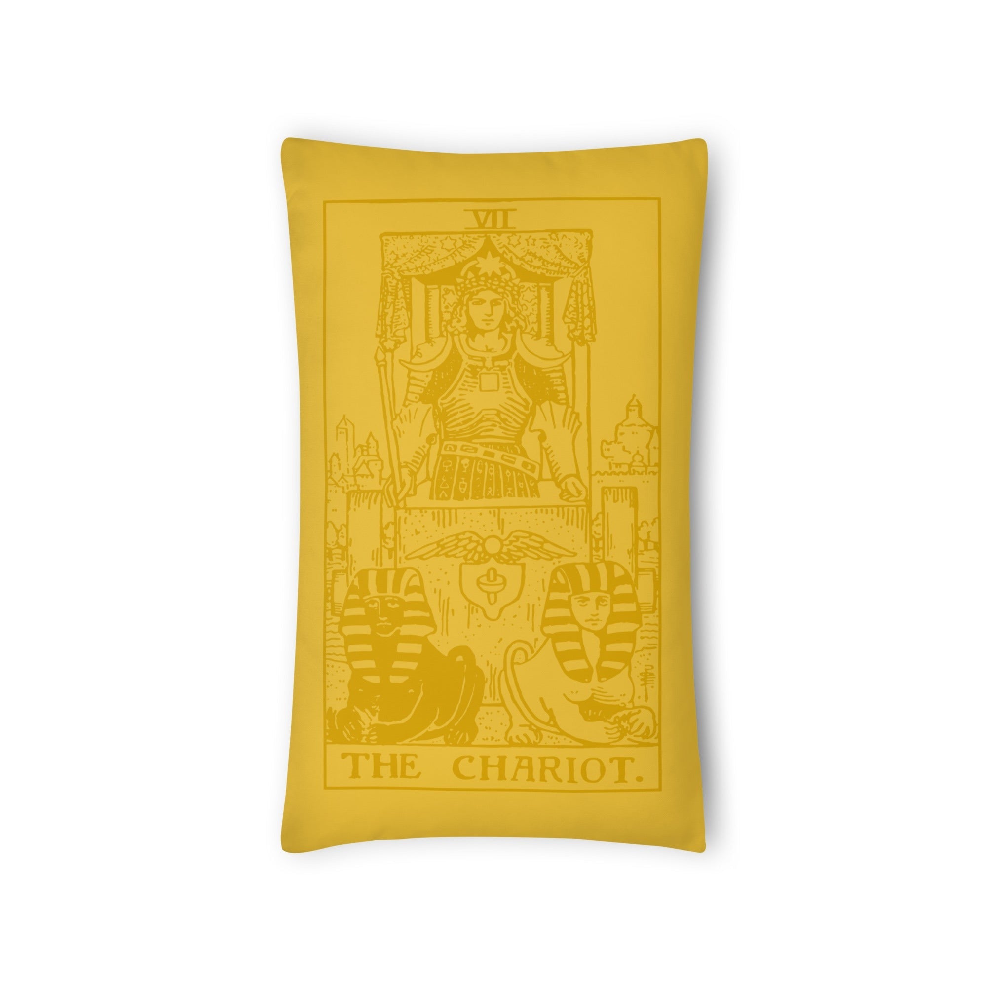 The Chariot Tarot Card Throw Pillow