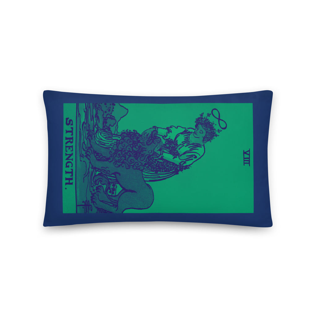 Strength Tarot Card Throw Pillow