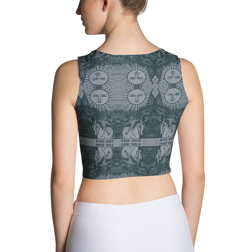 The Sun Tarot Card Crop Top