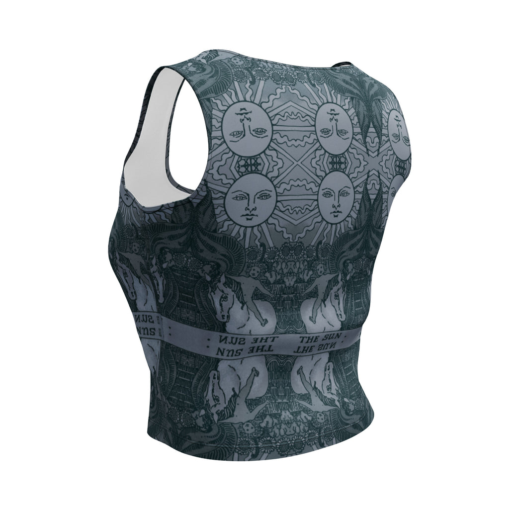 The Sun Tarot Card Crop Top