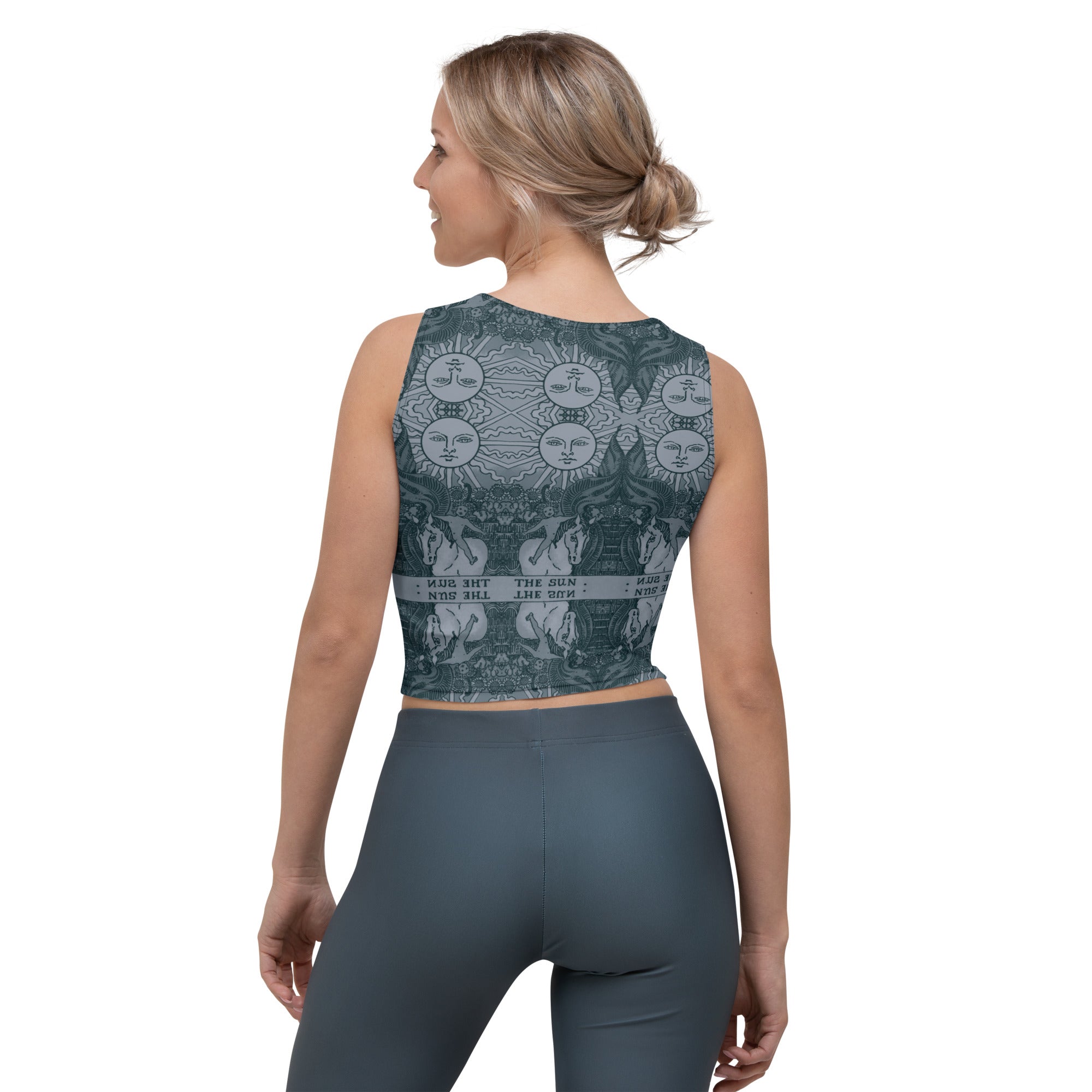 The Sun Tarot Card Crop Top