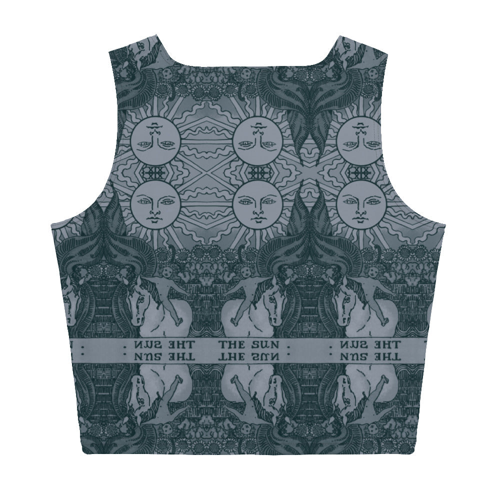 The Sun Tarot Card Crop Top