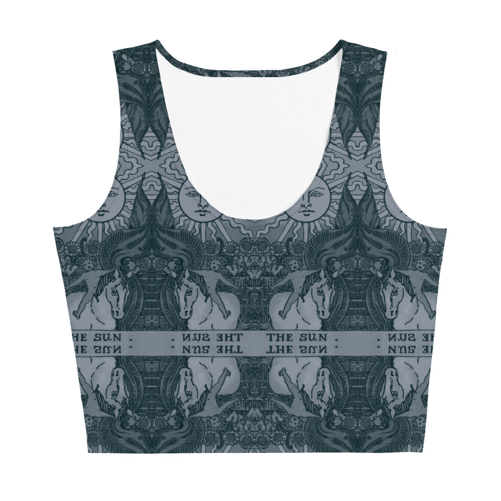 The Sun Tarot Card Crop Top