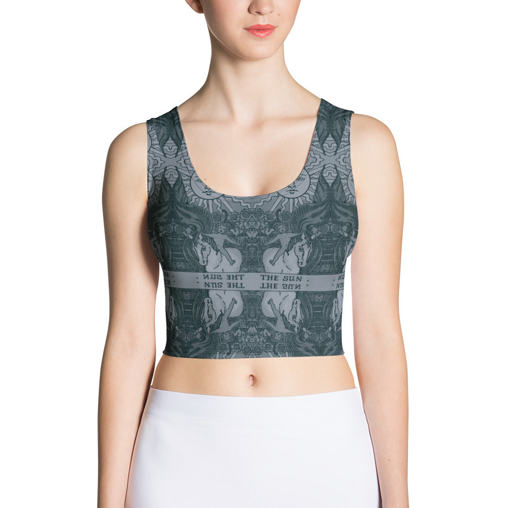 The Sun Tarot Card Crop Top