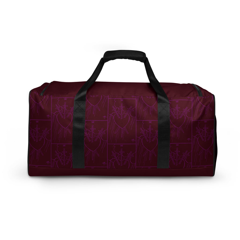 Three Of Swords Tarot Card Duffle Bag