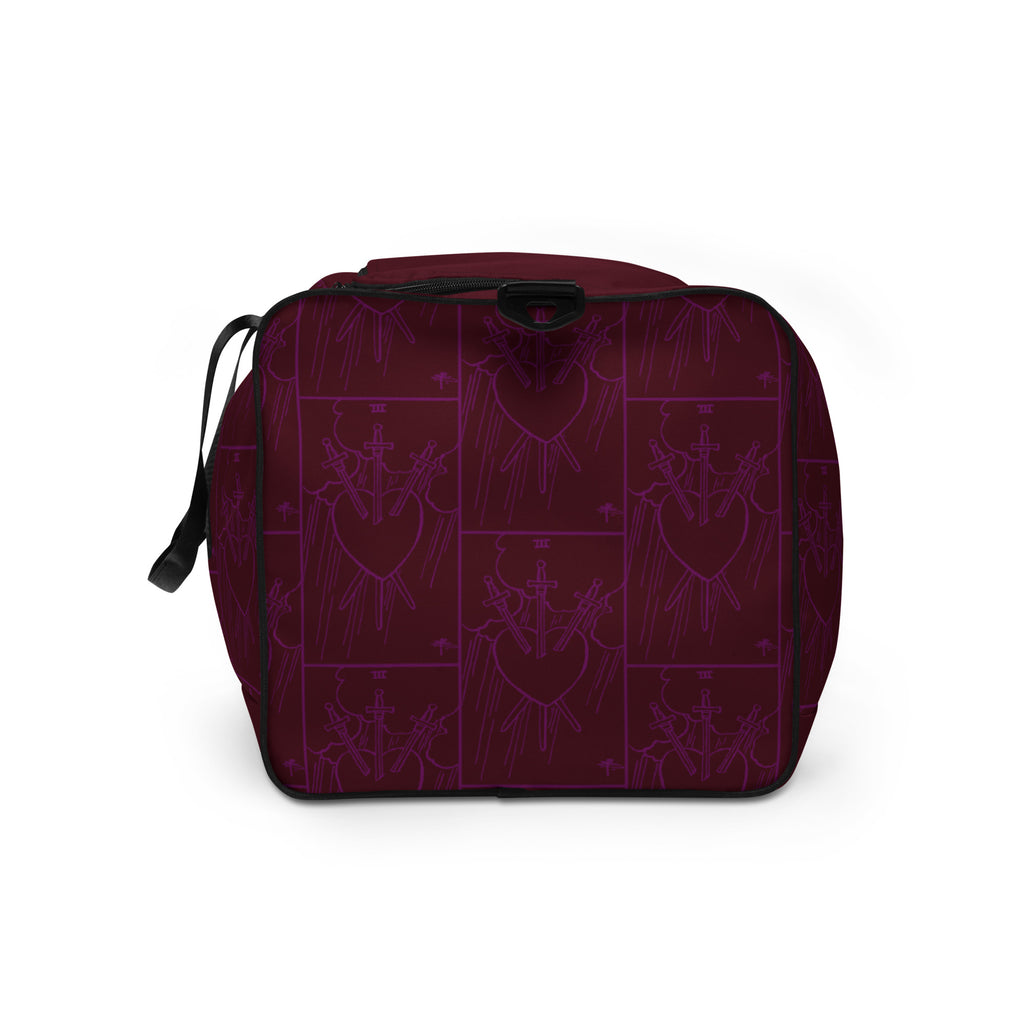 Three Of Swords Tarot Card Duffle Bag