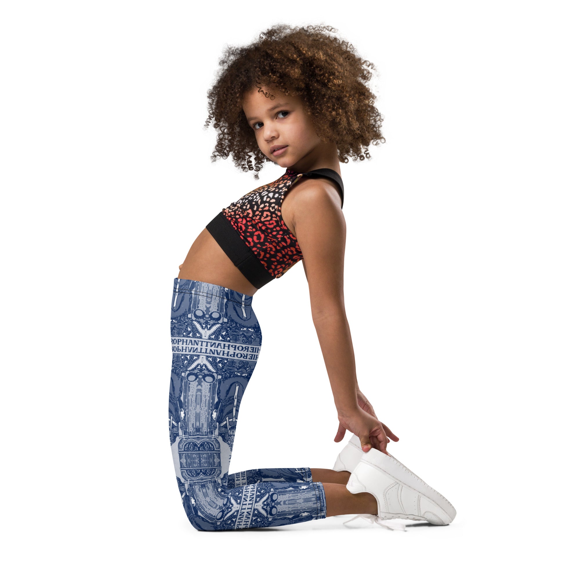 The Hierophant Tarot Card Leggings for Tots