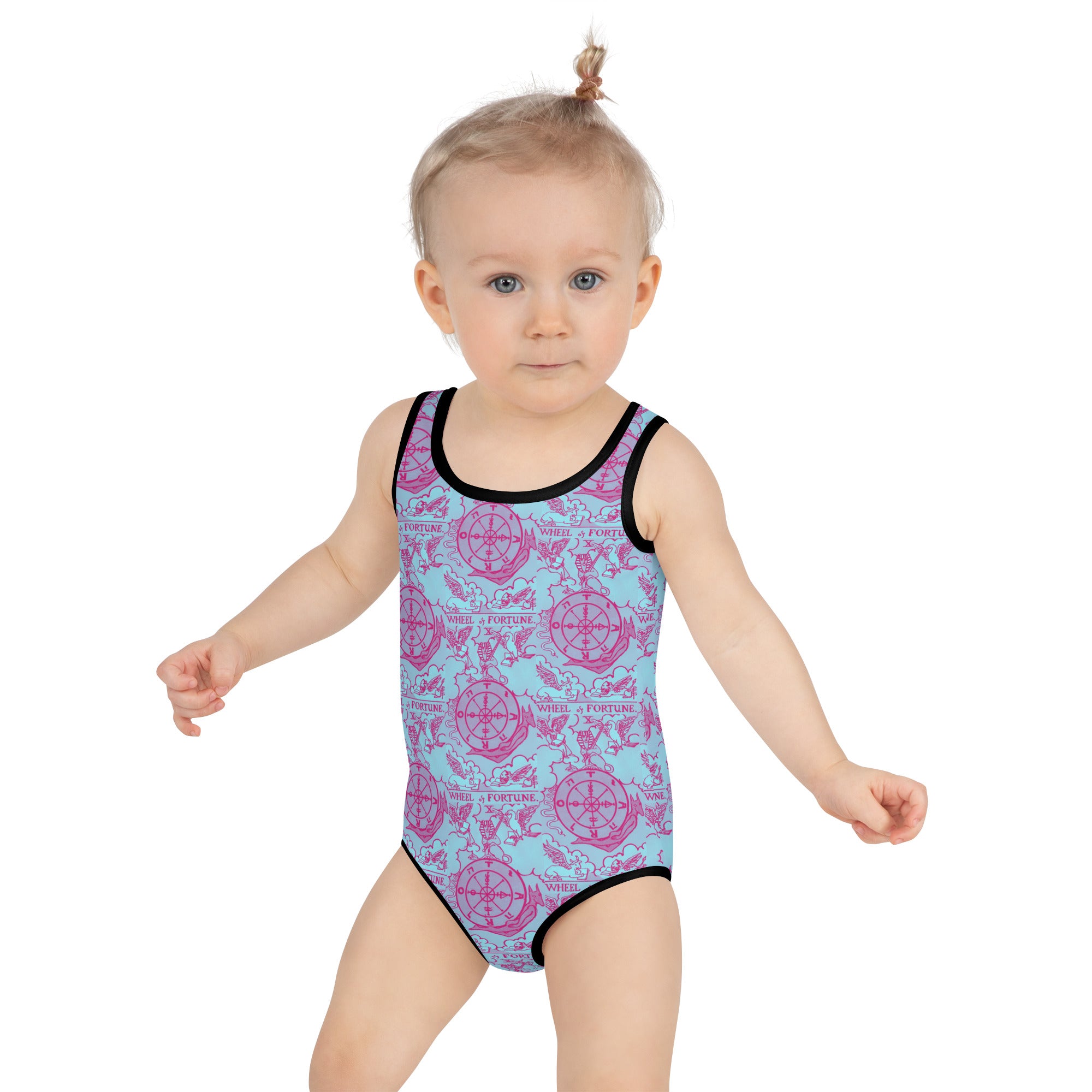 Wheel of Fortune Tarot Card Swimsuit for Tots