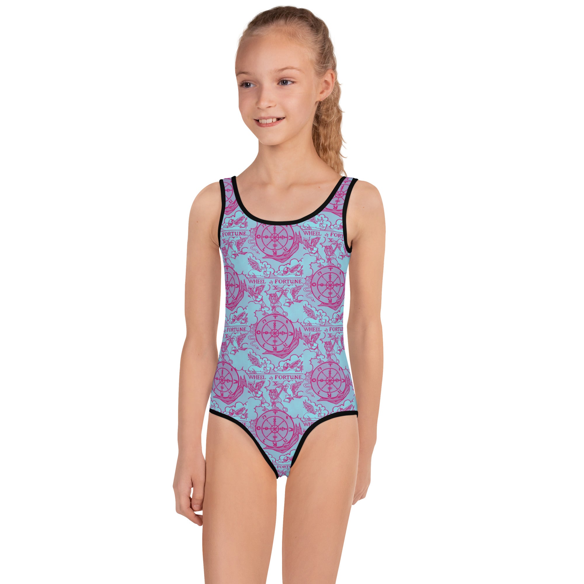 Wheel of Fortune Tarot Card Swimsuit for Tots