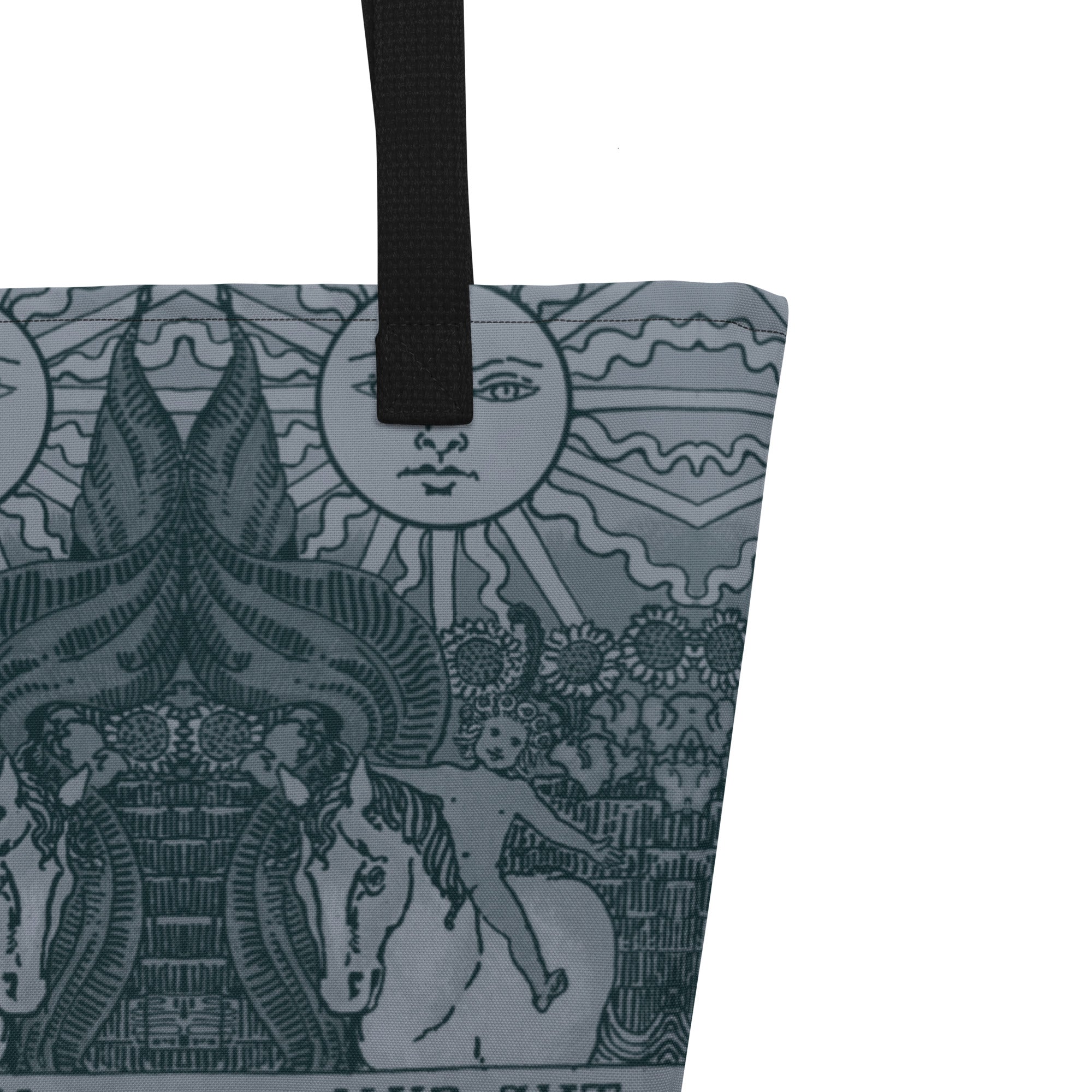 The Sun Tarot Card Tote Bag