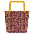 California Poppy Tote Bag in Purple