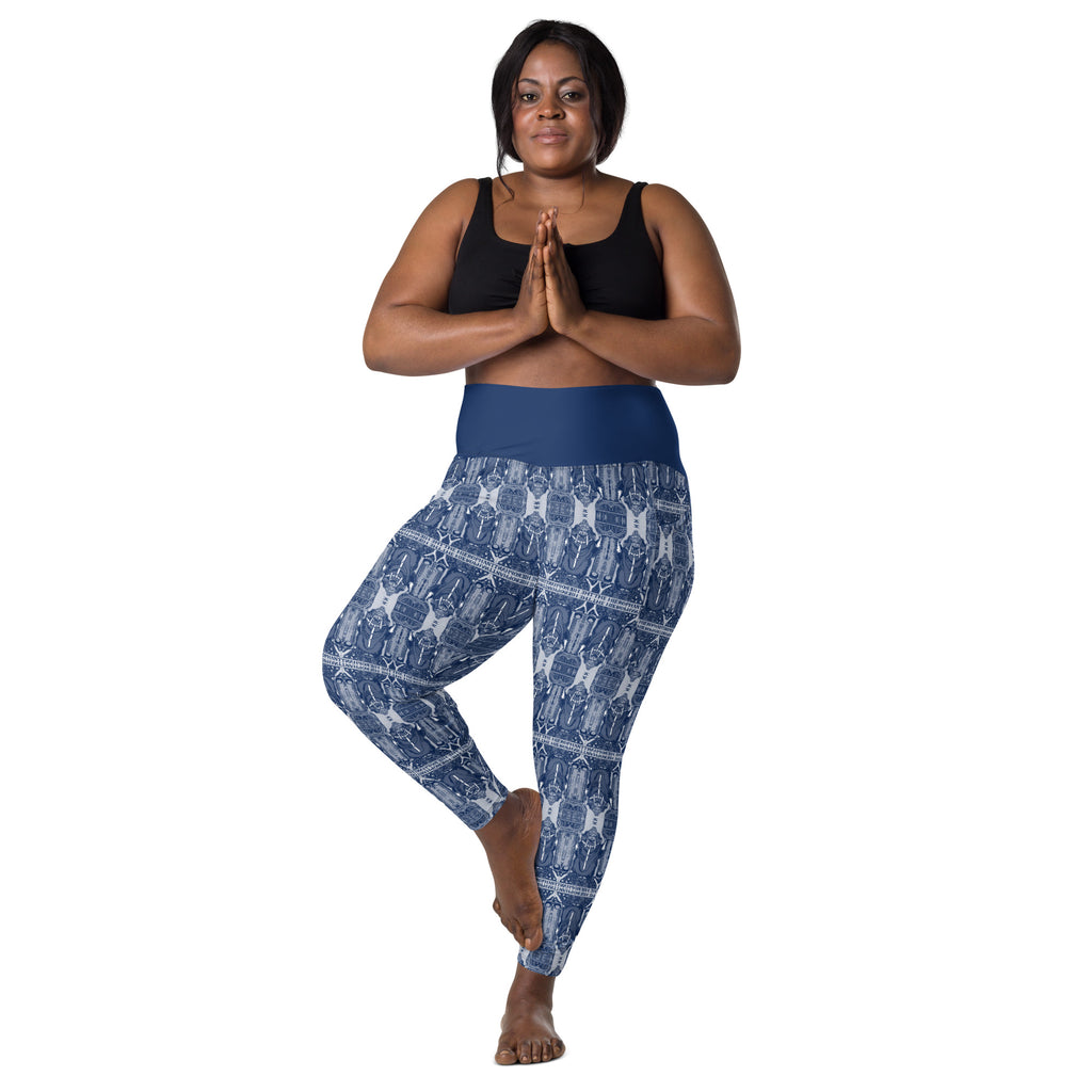 The Hierophant Tarot Card Leggings with Pockets