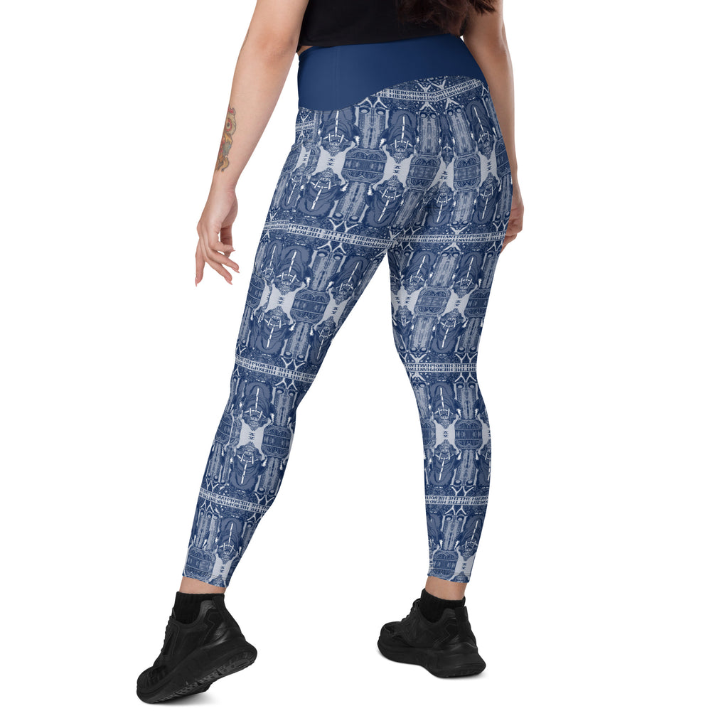 The Hierophant Tarot Card Leggings with Pockets