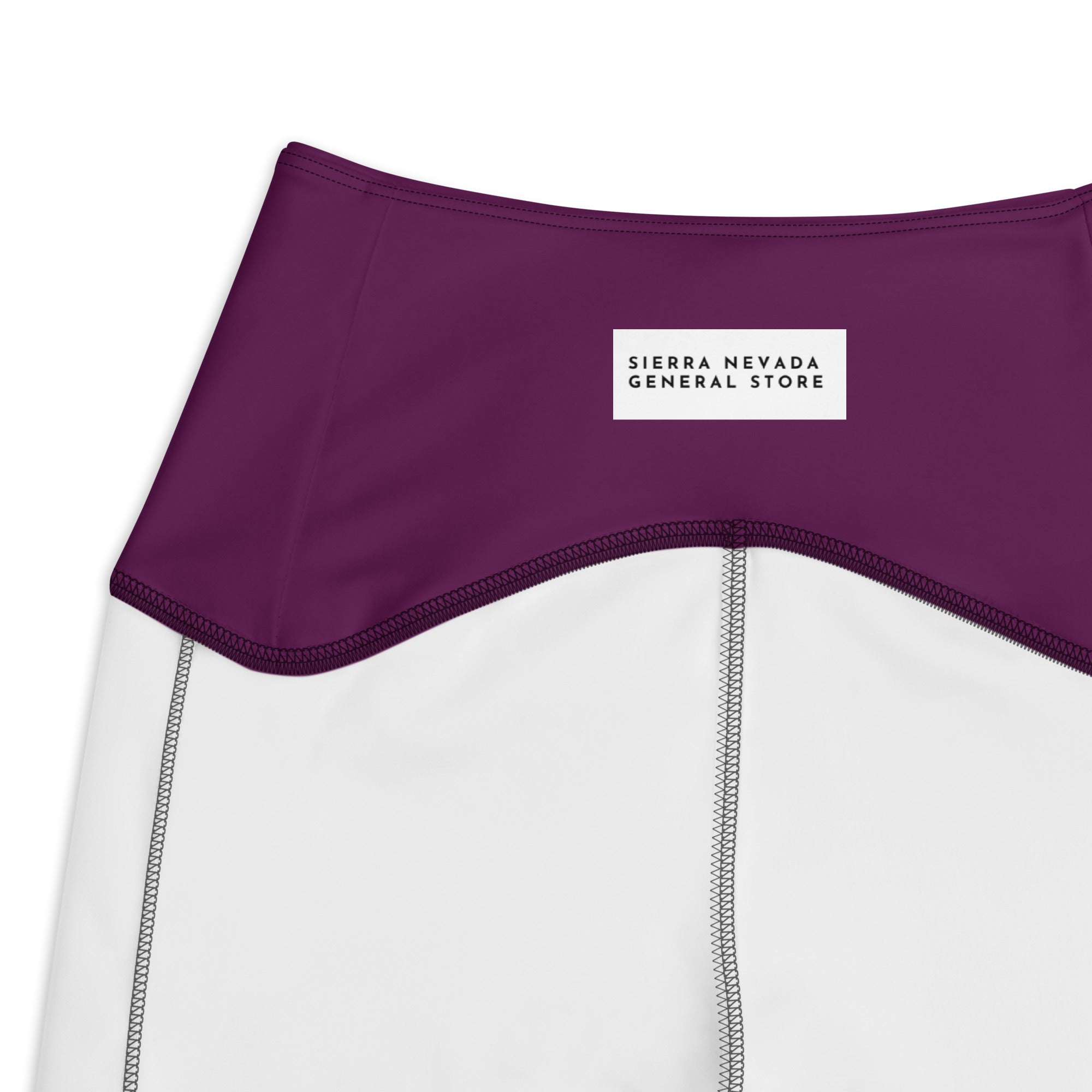 California Poppies Leggings with Pockets - Purple