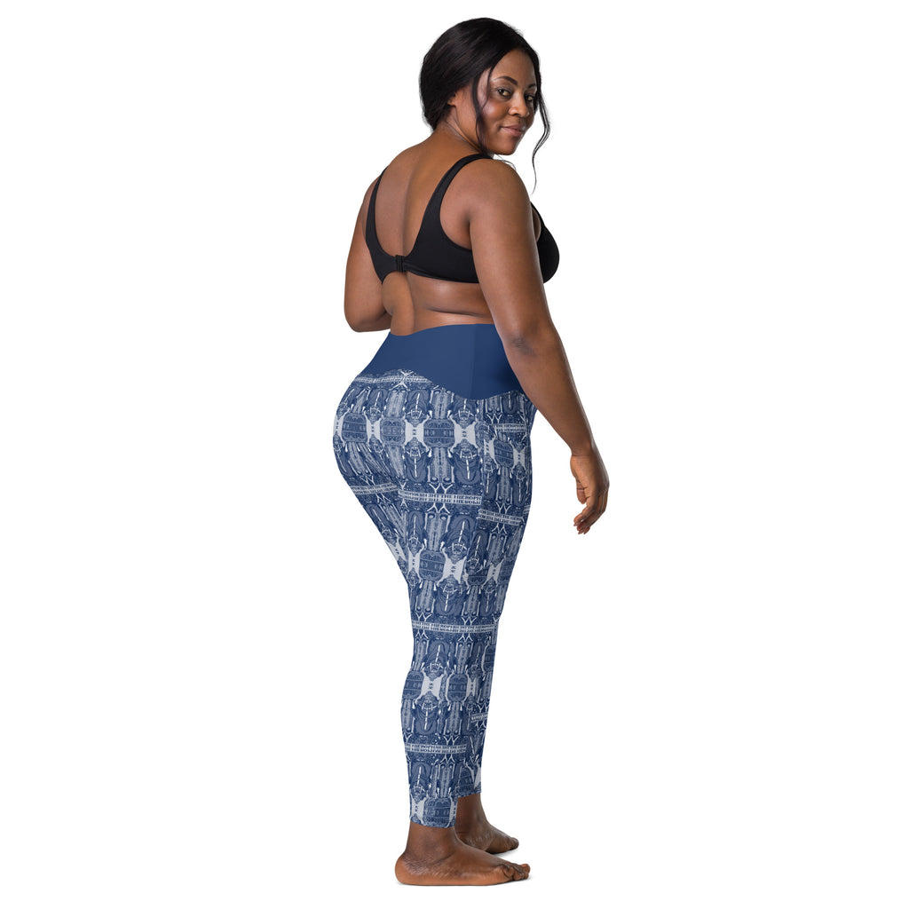 The Hierophant Tarot Card Leggings with Pockets