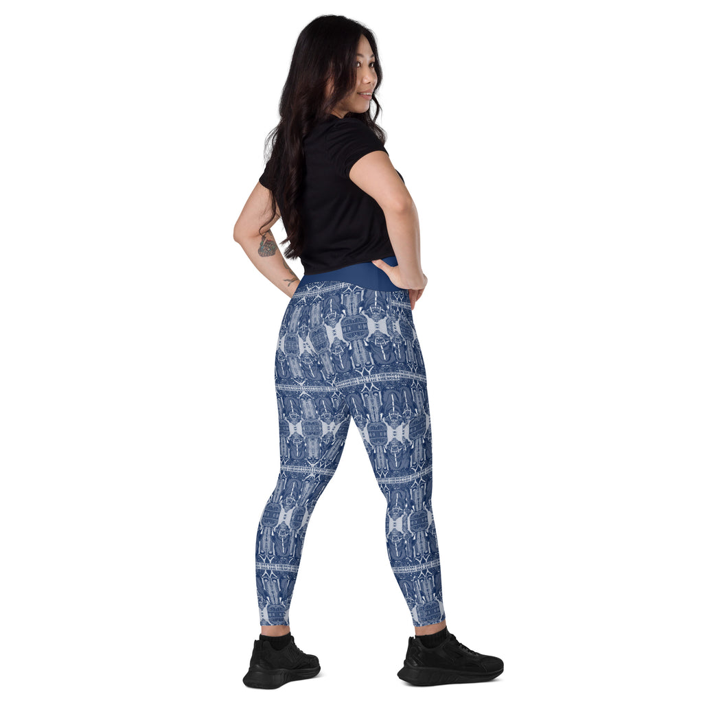 The Hierophant Tarot Card Leggings with Pockets