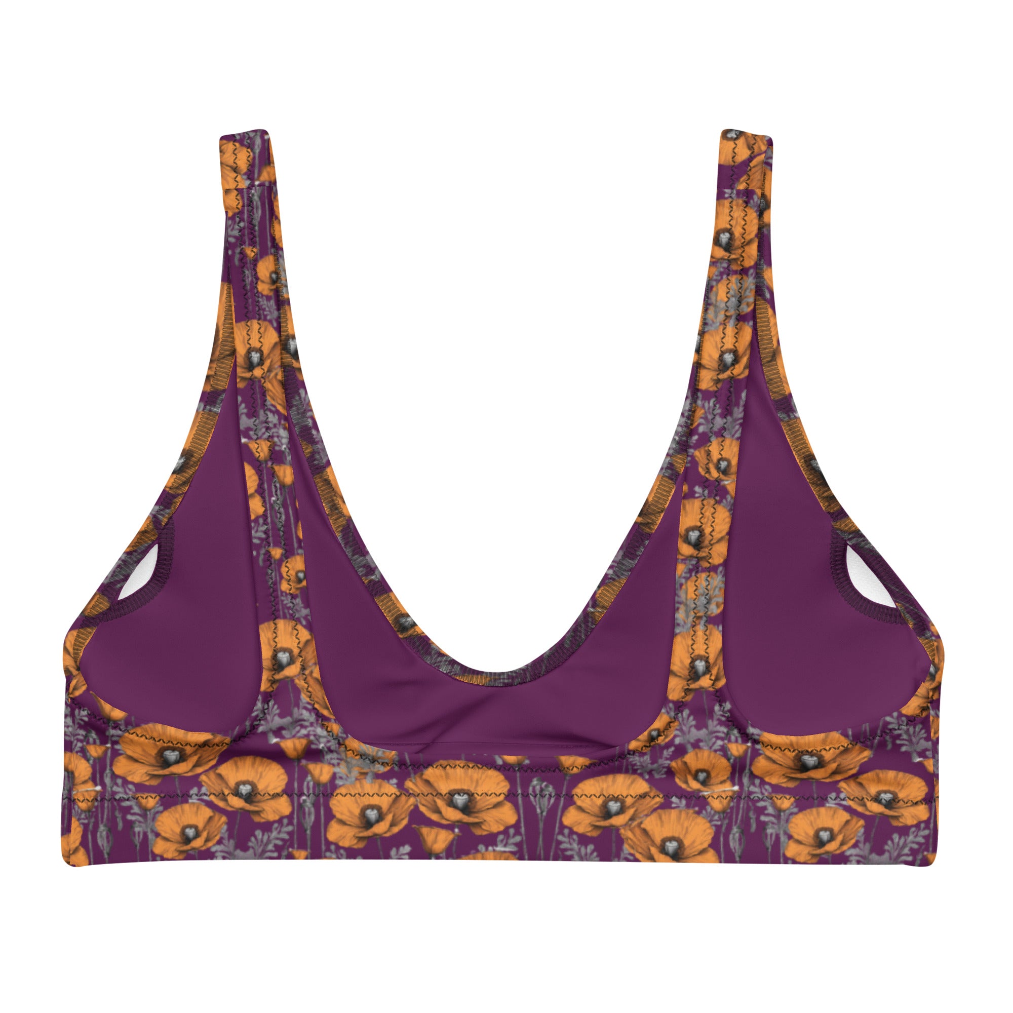 California Poppies Bikini Top #2