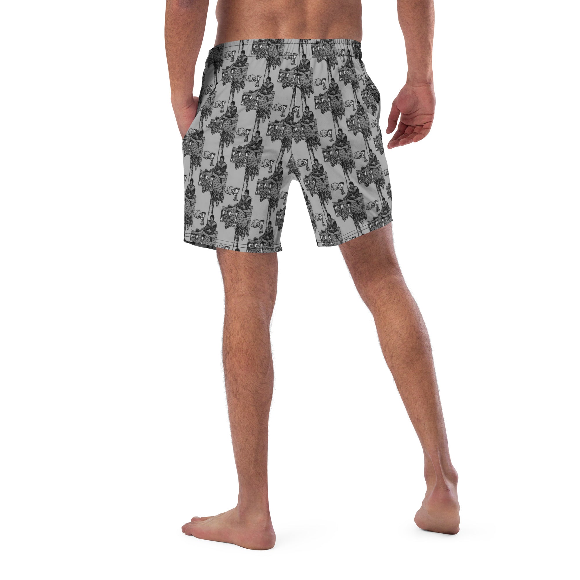Four of Cups Tarot Card Swim Trunks