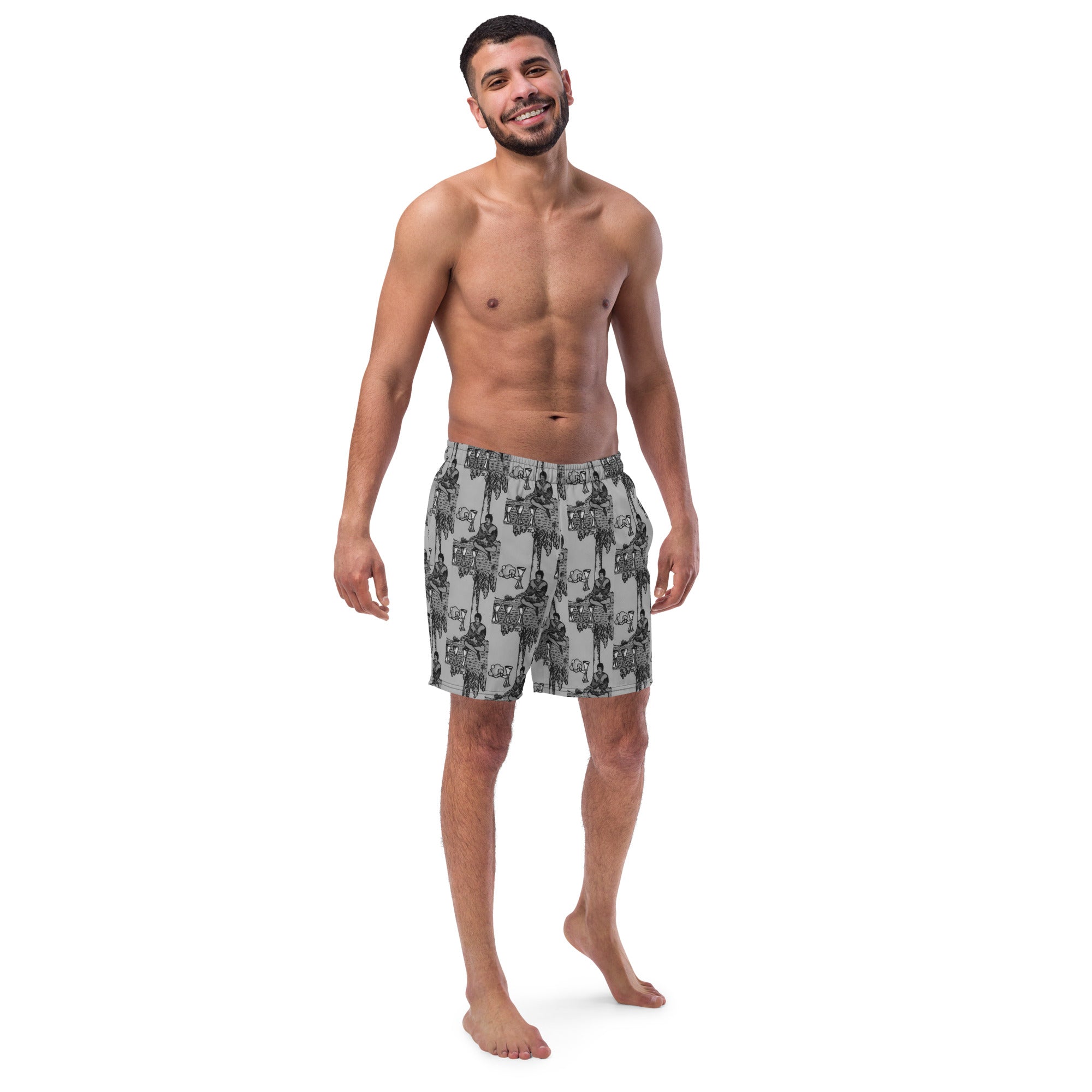 Four of Cups Tarot Card Swim Trunks
