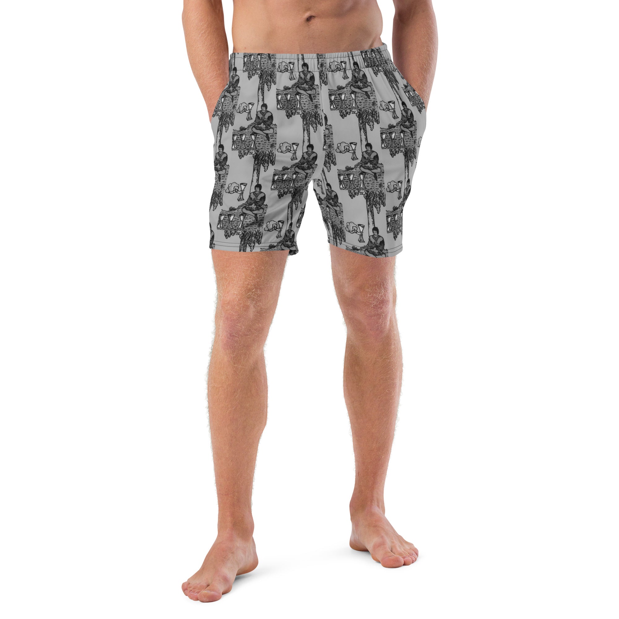 Four of Cups Tarot Card Swim Trunks