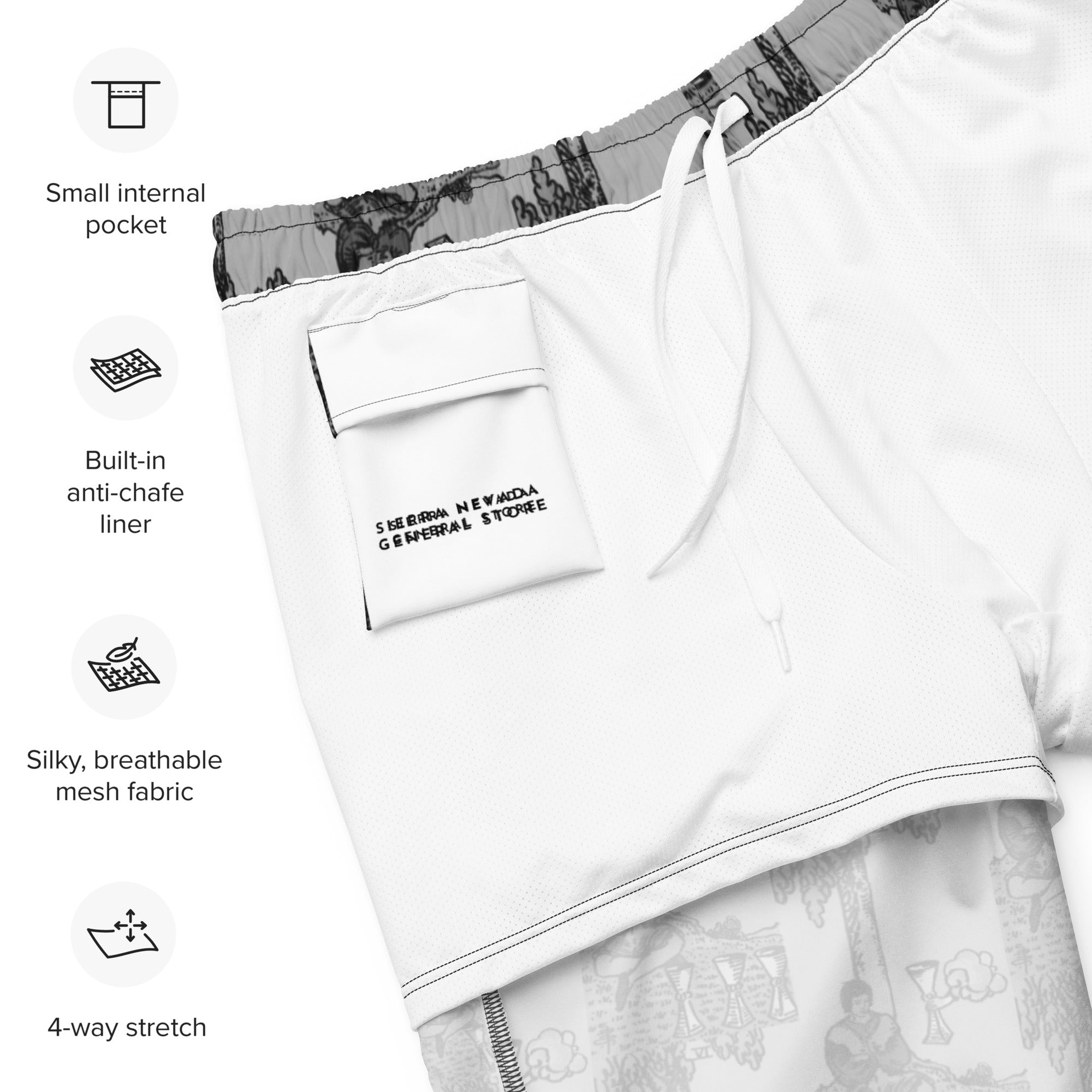 Four of Cups Tarot Card Swim Trunks