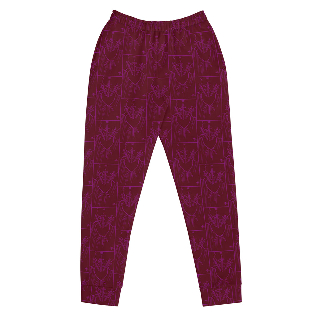 Three of Swords Tarot Card Ladies Joggers
