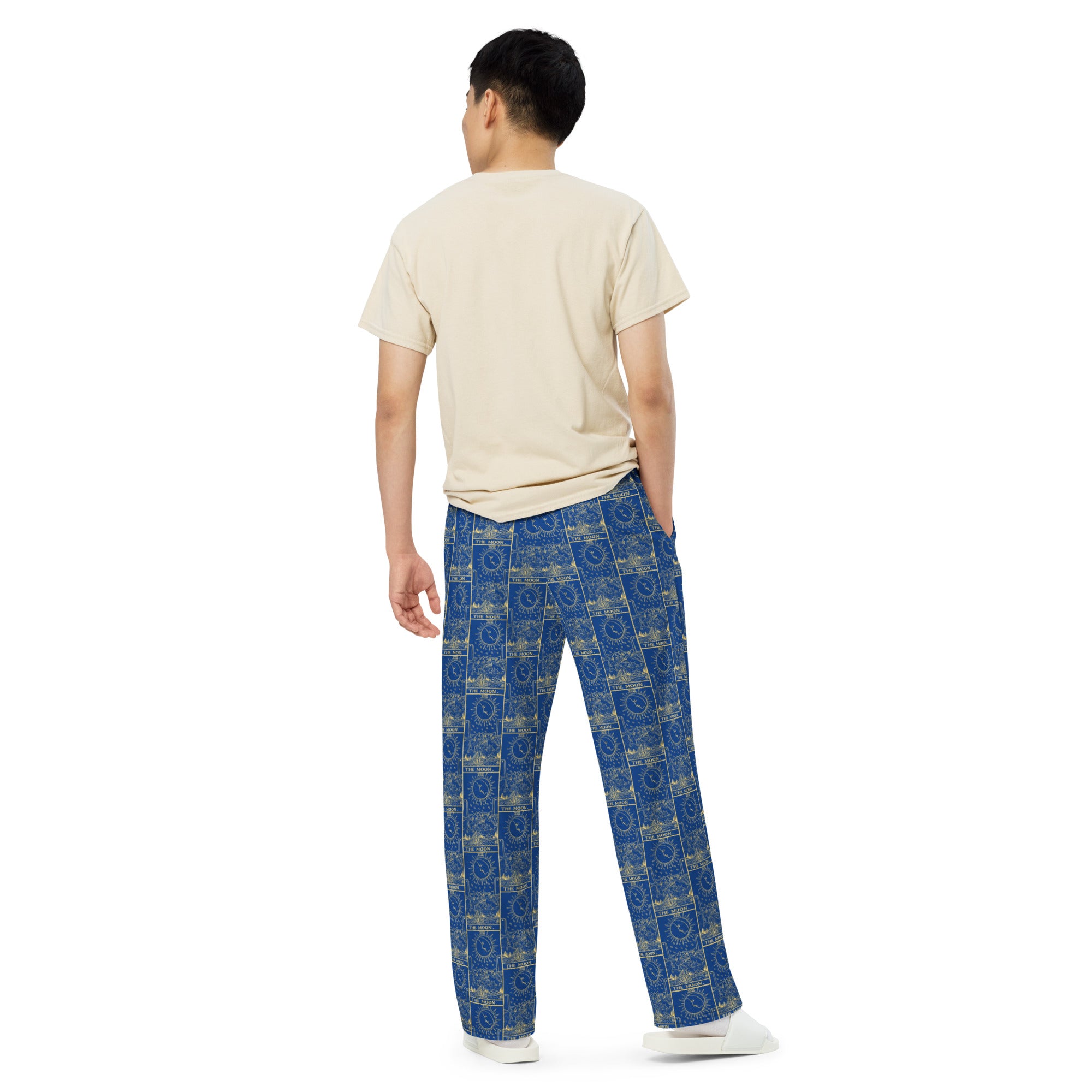 The Moon Tarot Card Unisex Pajama Pants
