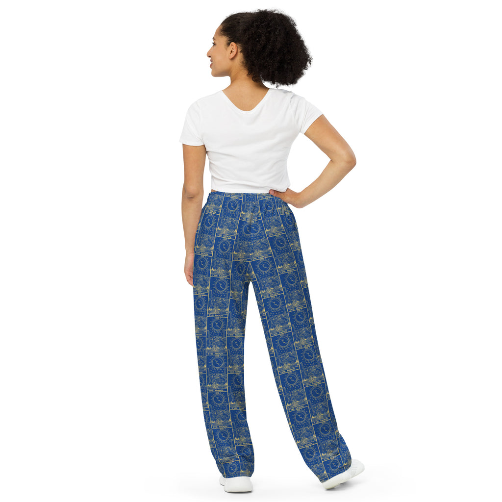 The Moon Tarot Card Unisex Pajama Pants