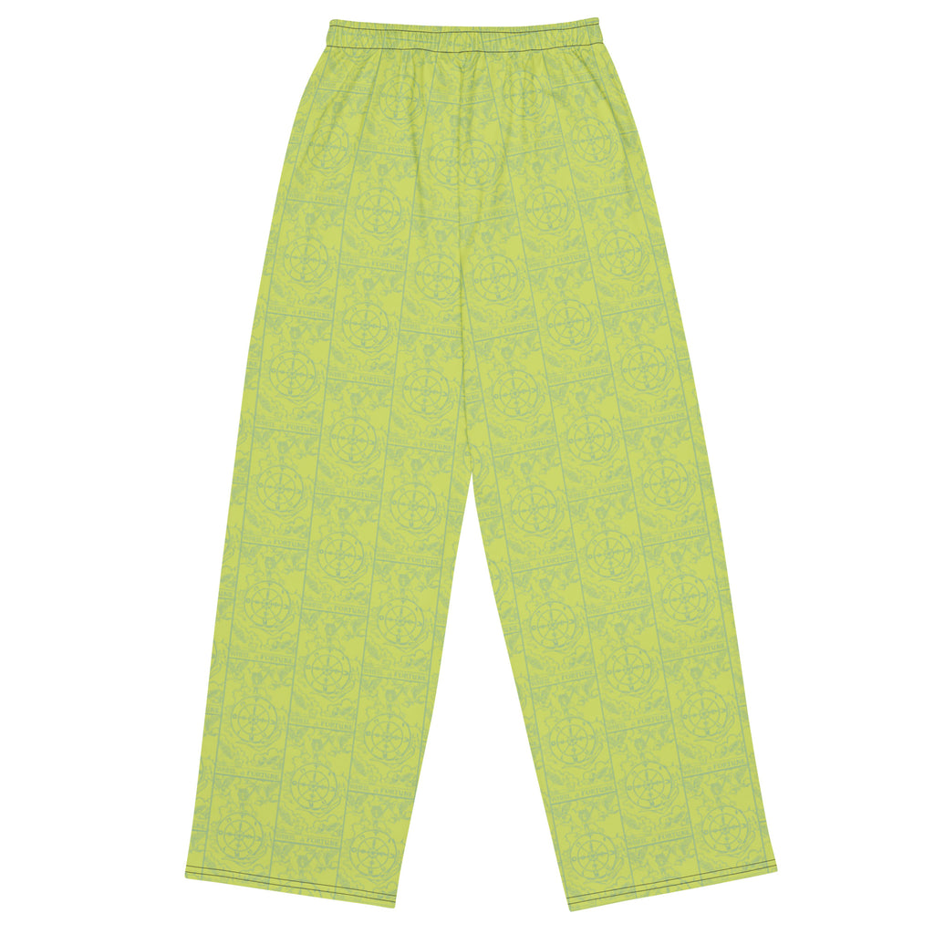 Wheel of Fortune Tarot Card Unisex Pajama Pants