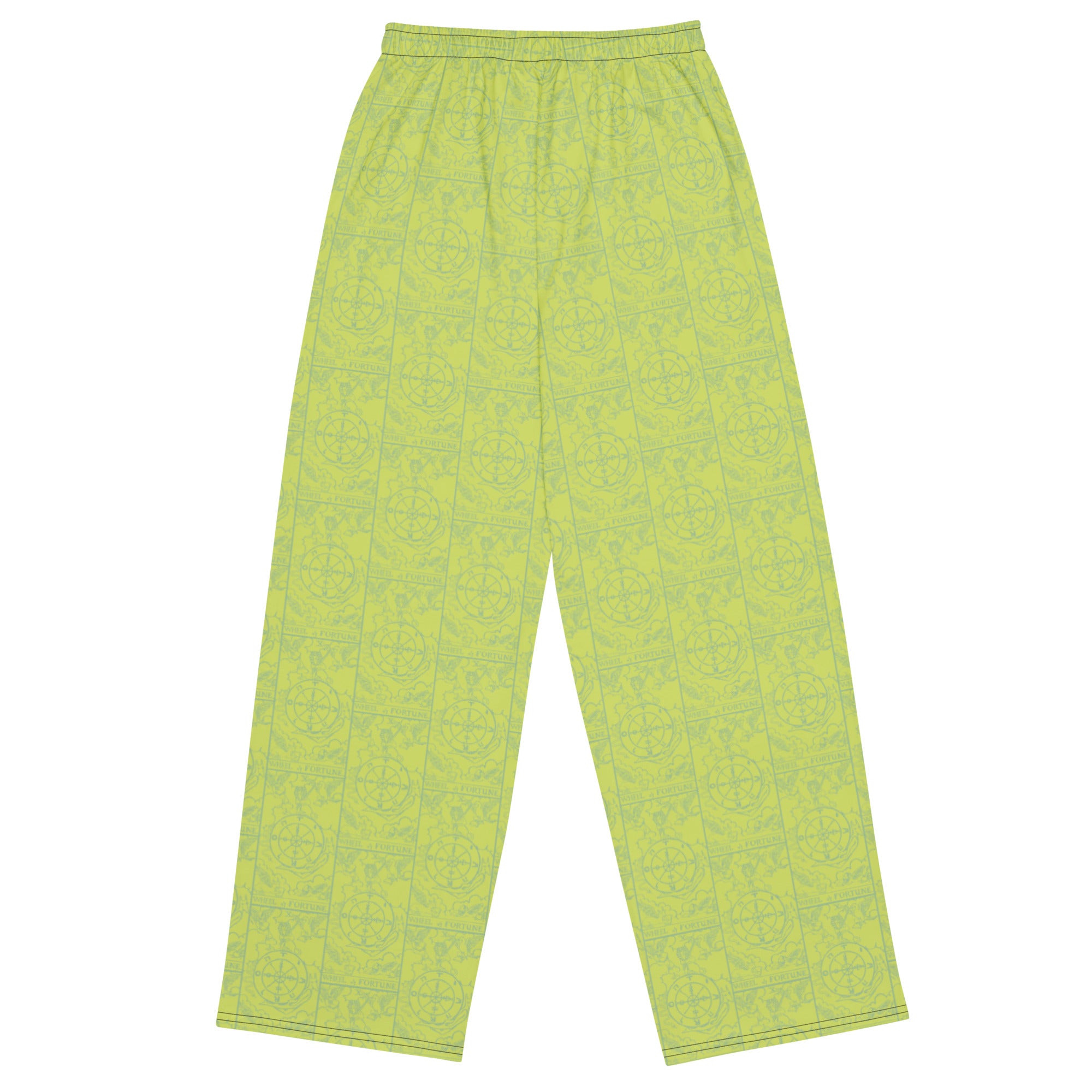 Wheel of Fortune Tarot Card Unisex Pajama Pants