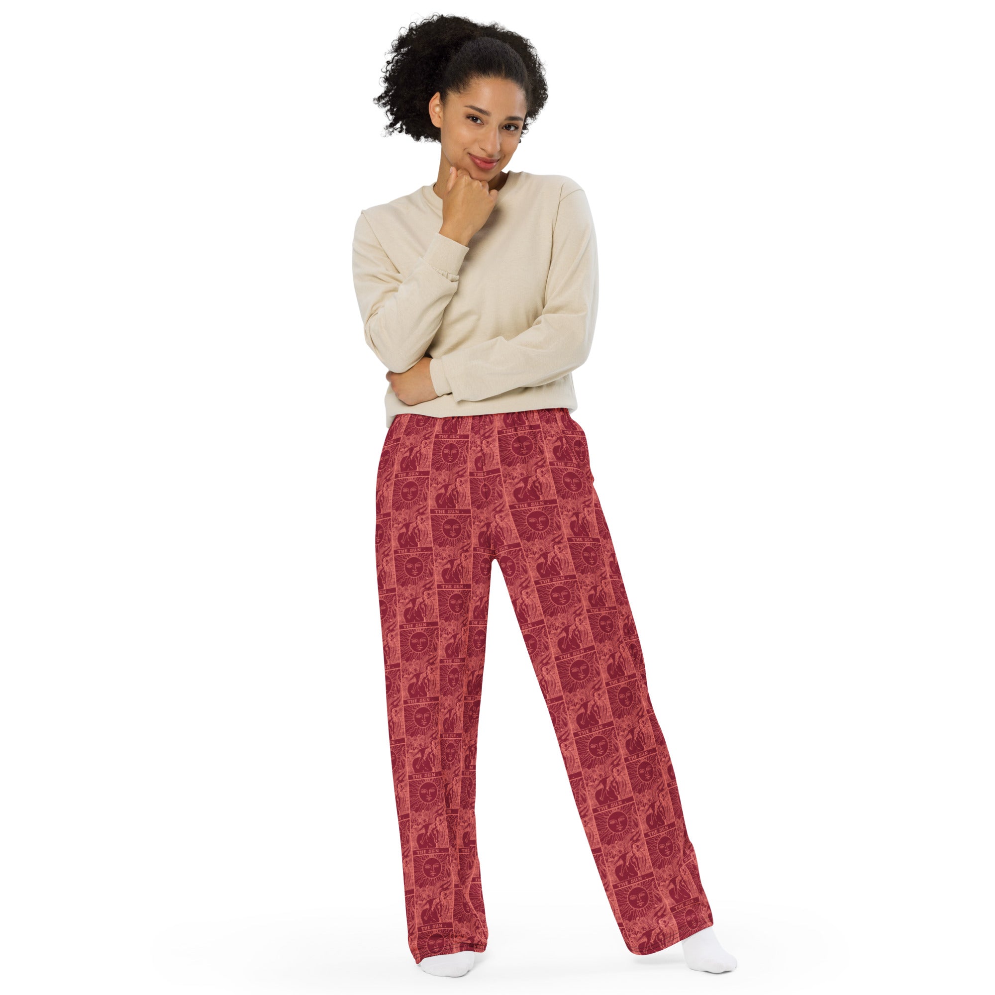 The Sun Tarot Card Unisex Pajama Pants