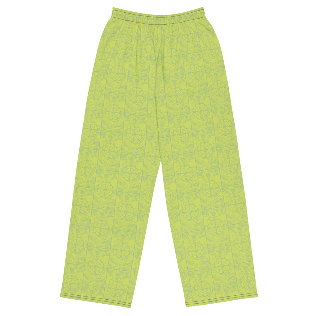 Wheel of Fortune Tarot Card Unisex Pajama Pants