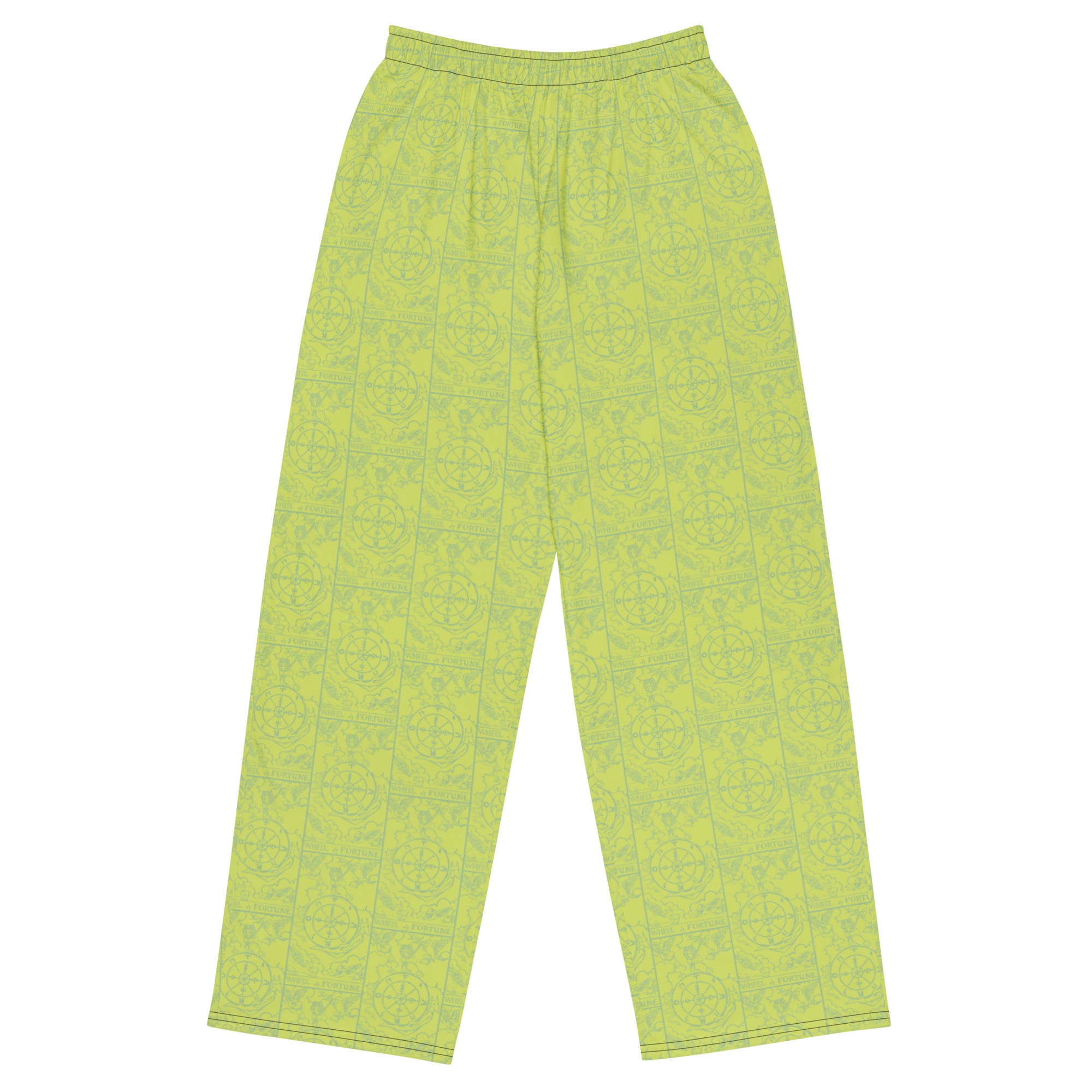 Wheel of Fortune Tarot Card Unisex Pajama Pants