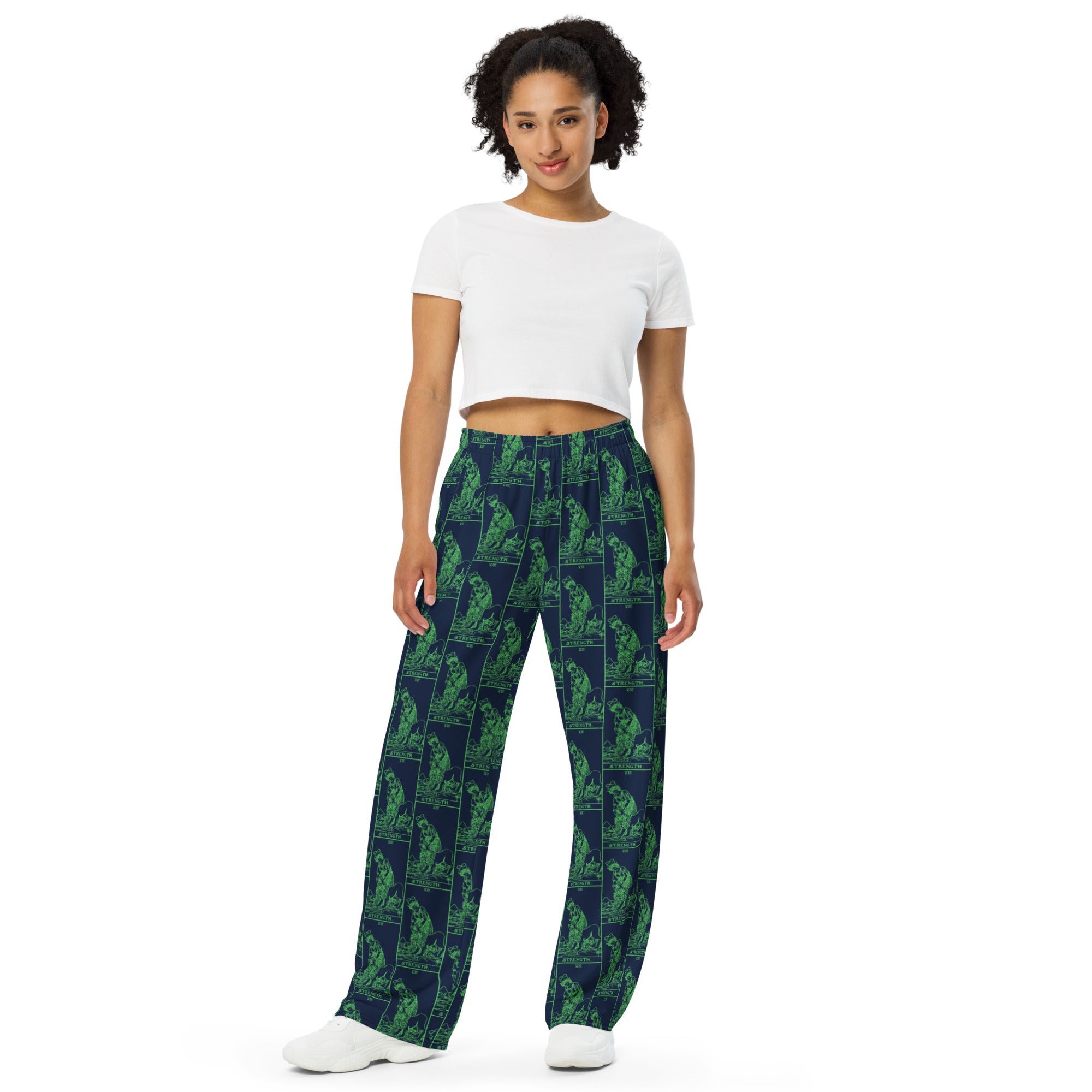Strength Tarot Card Unisex Pajama Pants