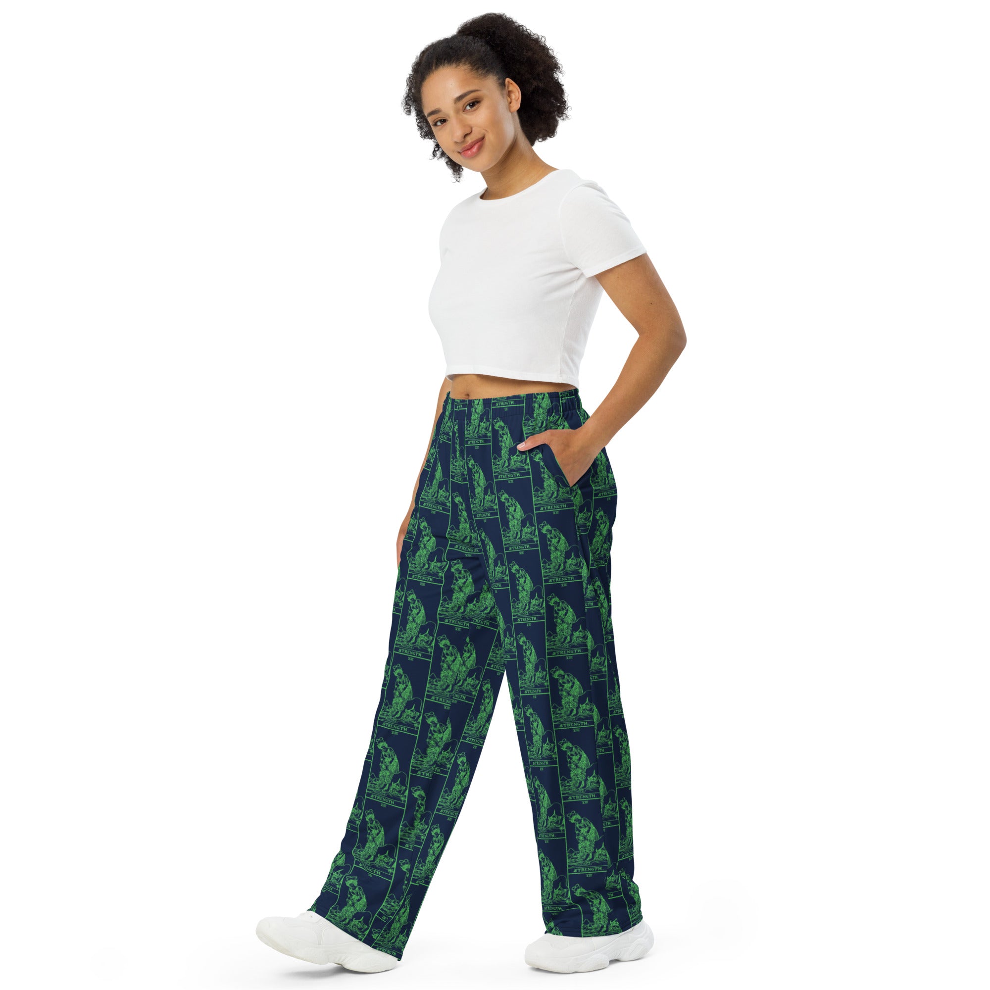 Strength Tarot Card Unisex Pajama Pants