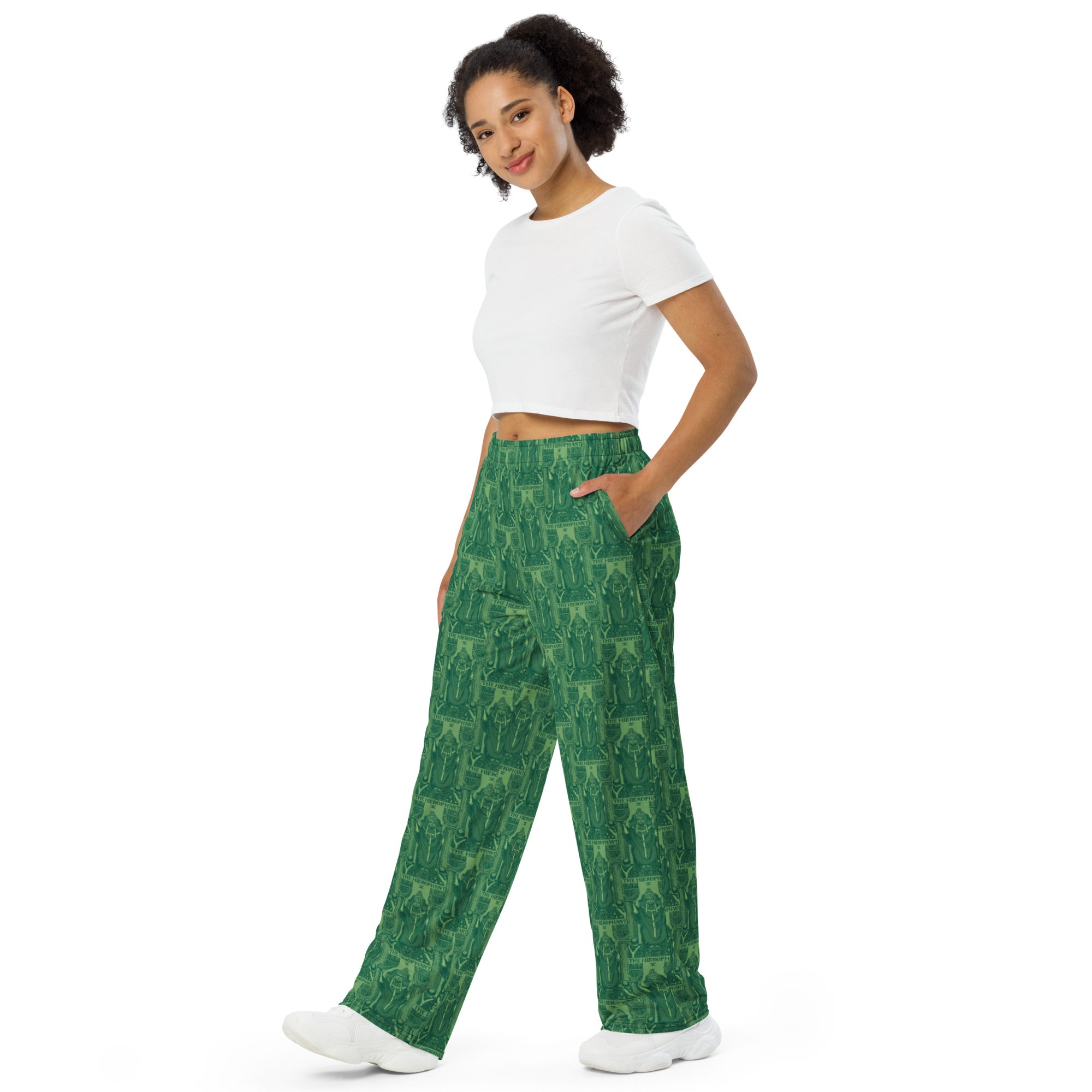The Hierophant Tarot Card Unisex Pajama Pants