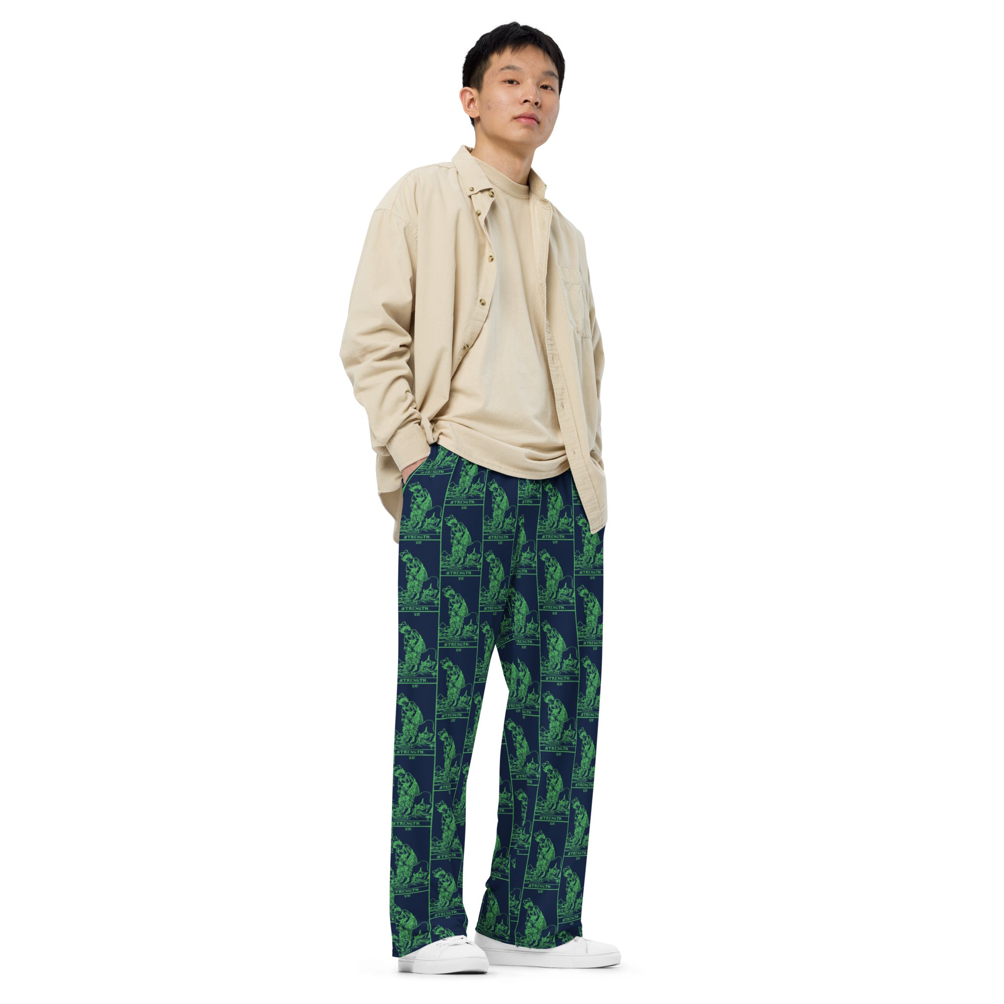 Strength Tarot Card Unisex Pajama Pants