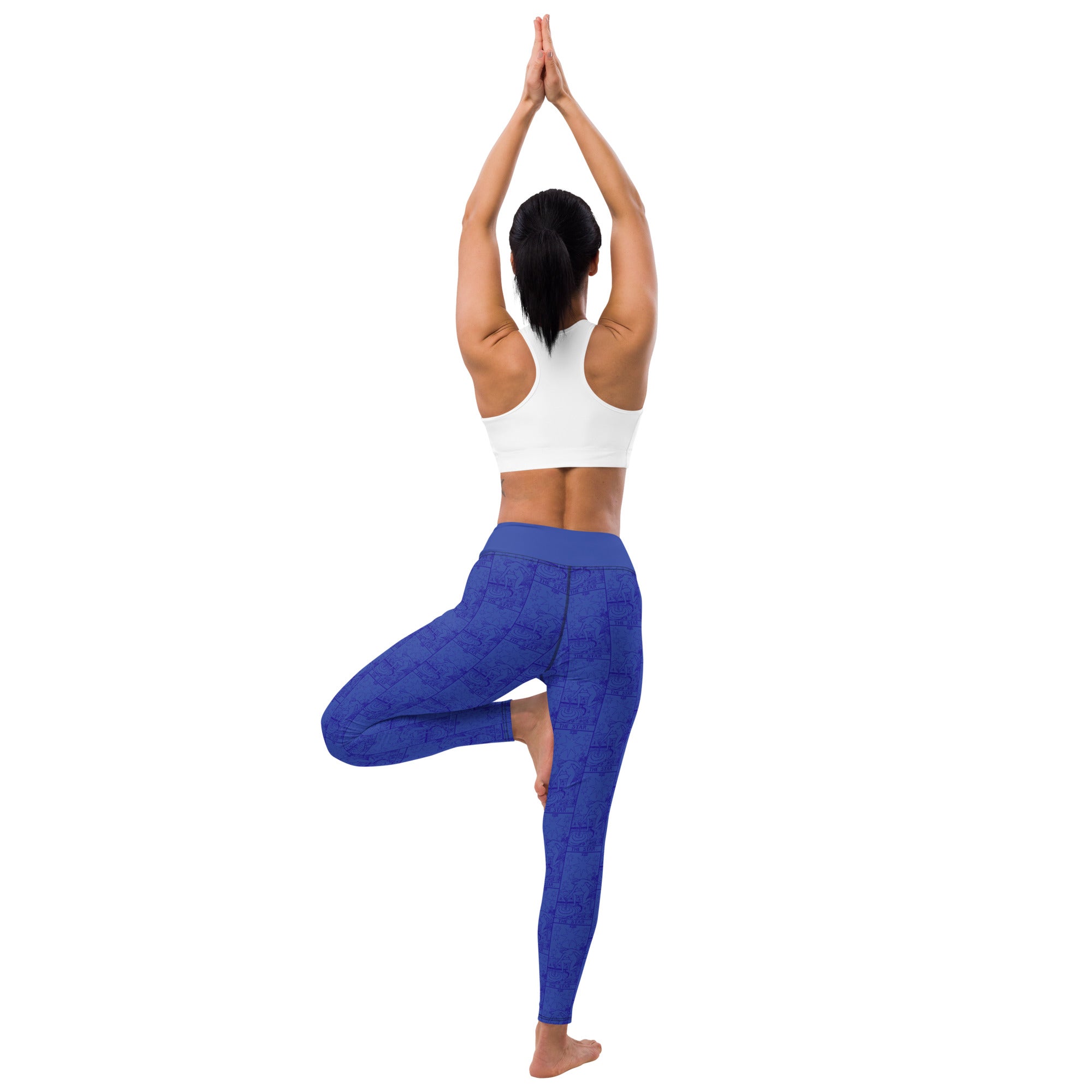 The Star Tarot Card Yoga Leggings