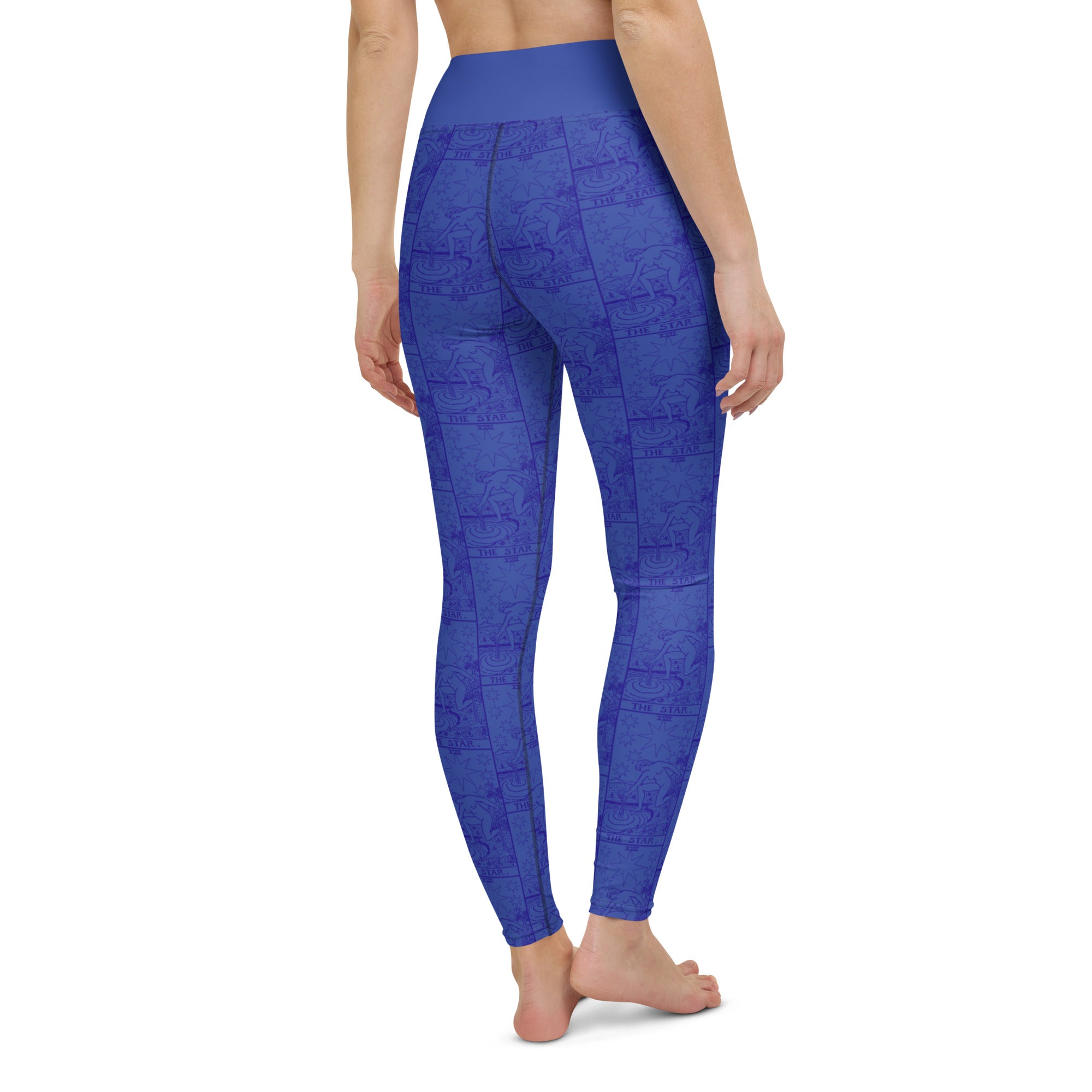 The Star Tarot Card Yoga Leggings