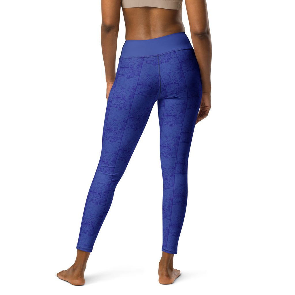 The Star Tarot Card Yoga Leggings