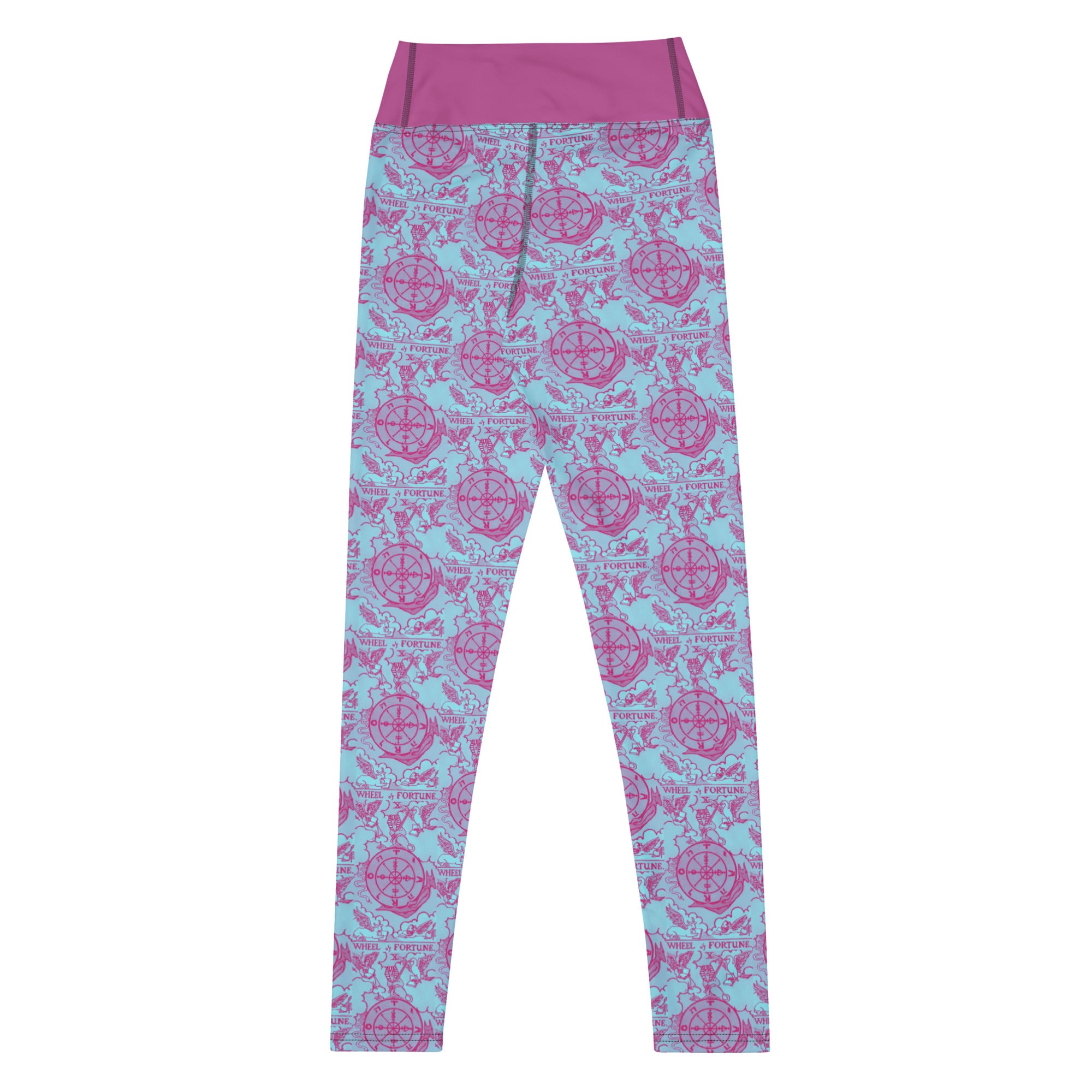 Wheel of Fortune Tarot Card Yoga Leggings