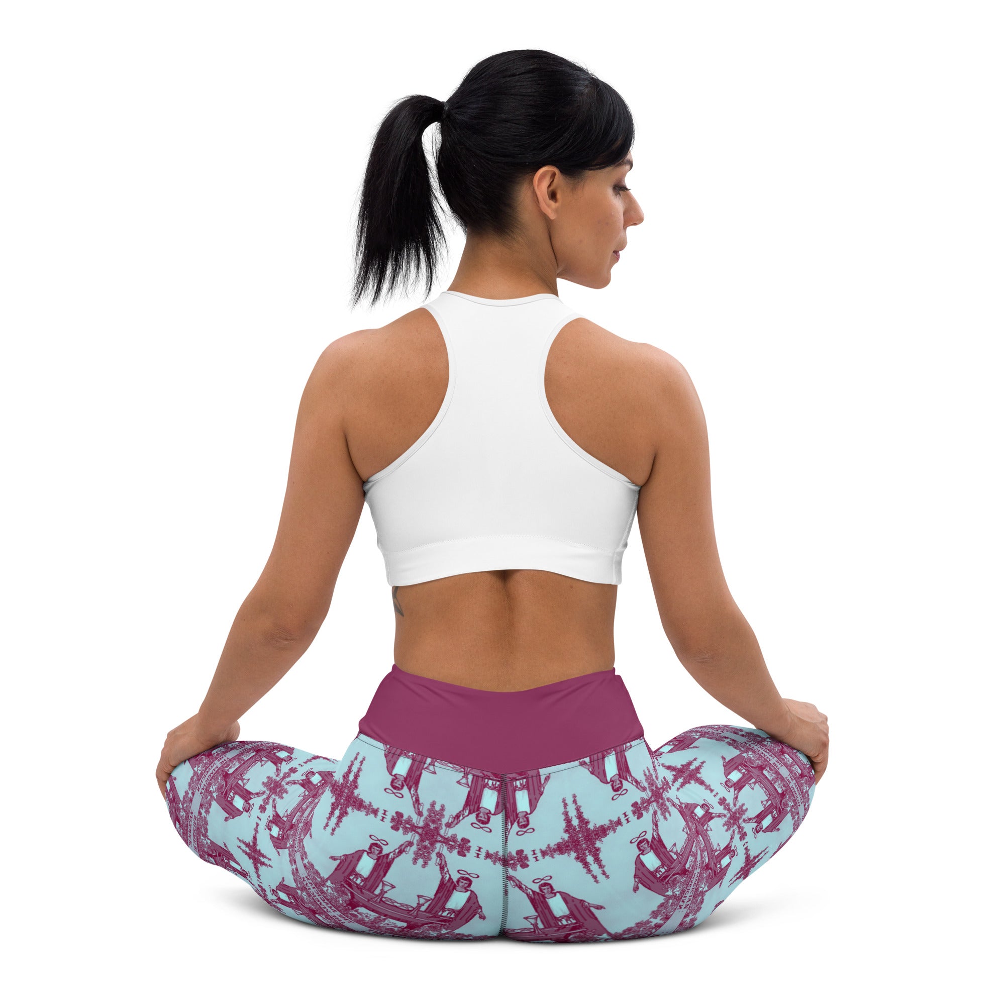 The Magician Tarot Card Yoga Leggings