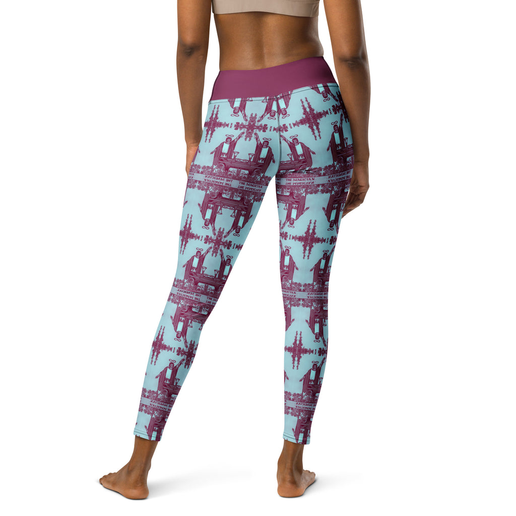 The Magician Tarot Card Yoga Leggings